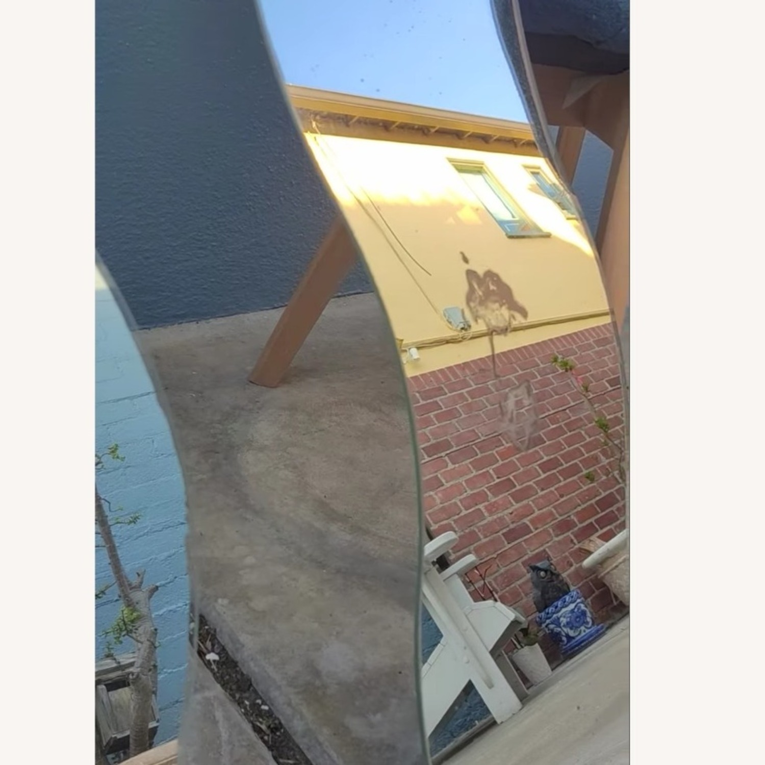 IKEA Vintage Wavy Krabb Wall Mirror 90s - image-9