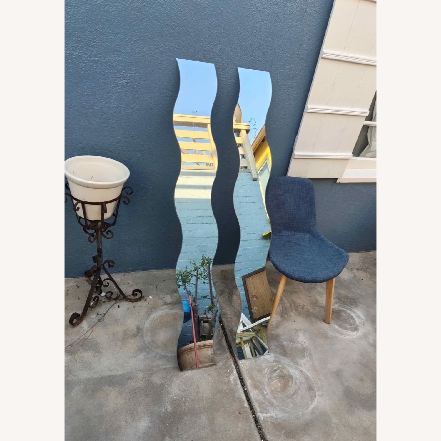 IKEA Vintage Wavy Krabb Wall Mirror 90s - image-12