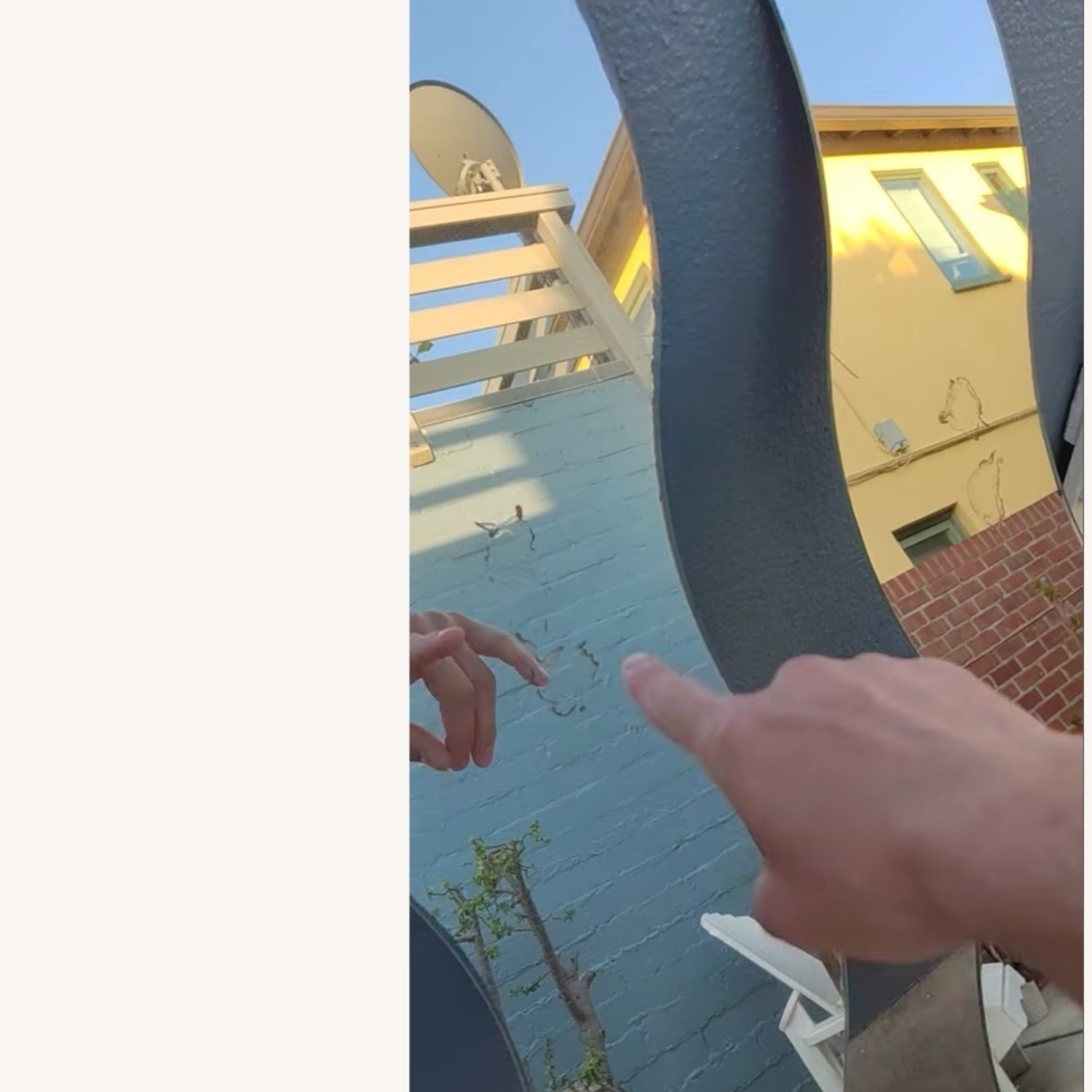 IKEA Vintage Wavy Krabb Wall Mirror 90s - image-13