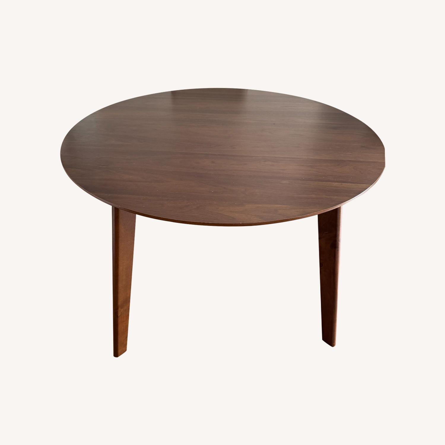 Bettie Walnut Round Dining Table - image-0