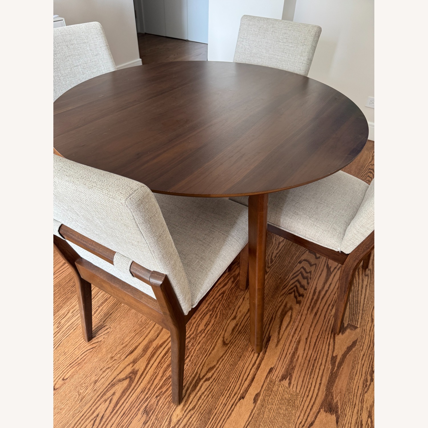 Bettie Walnut Round Dining Table - image-3