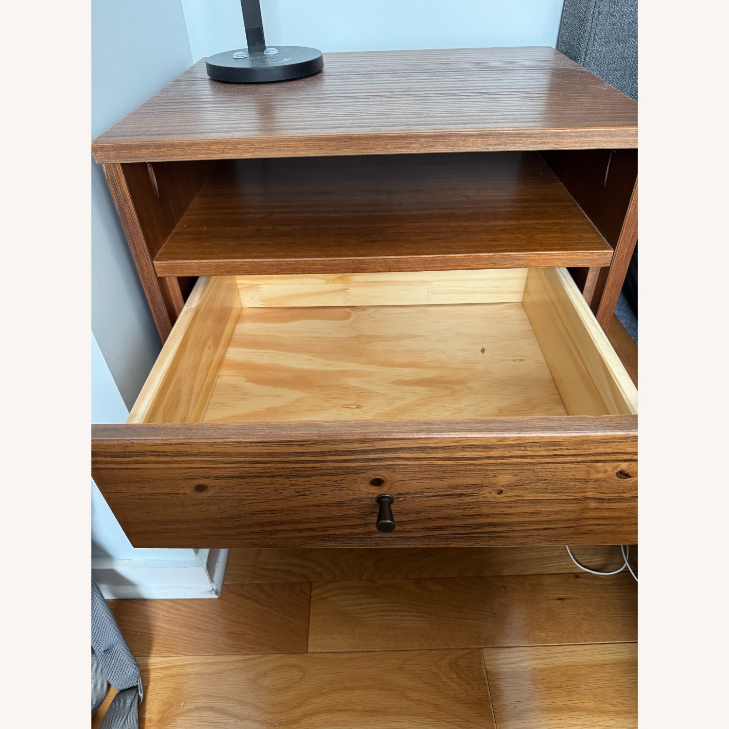 Mid Century Two-Drawer Nightstand - image-2