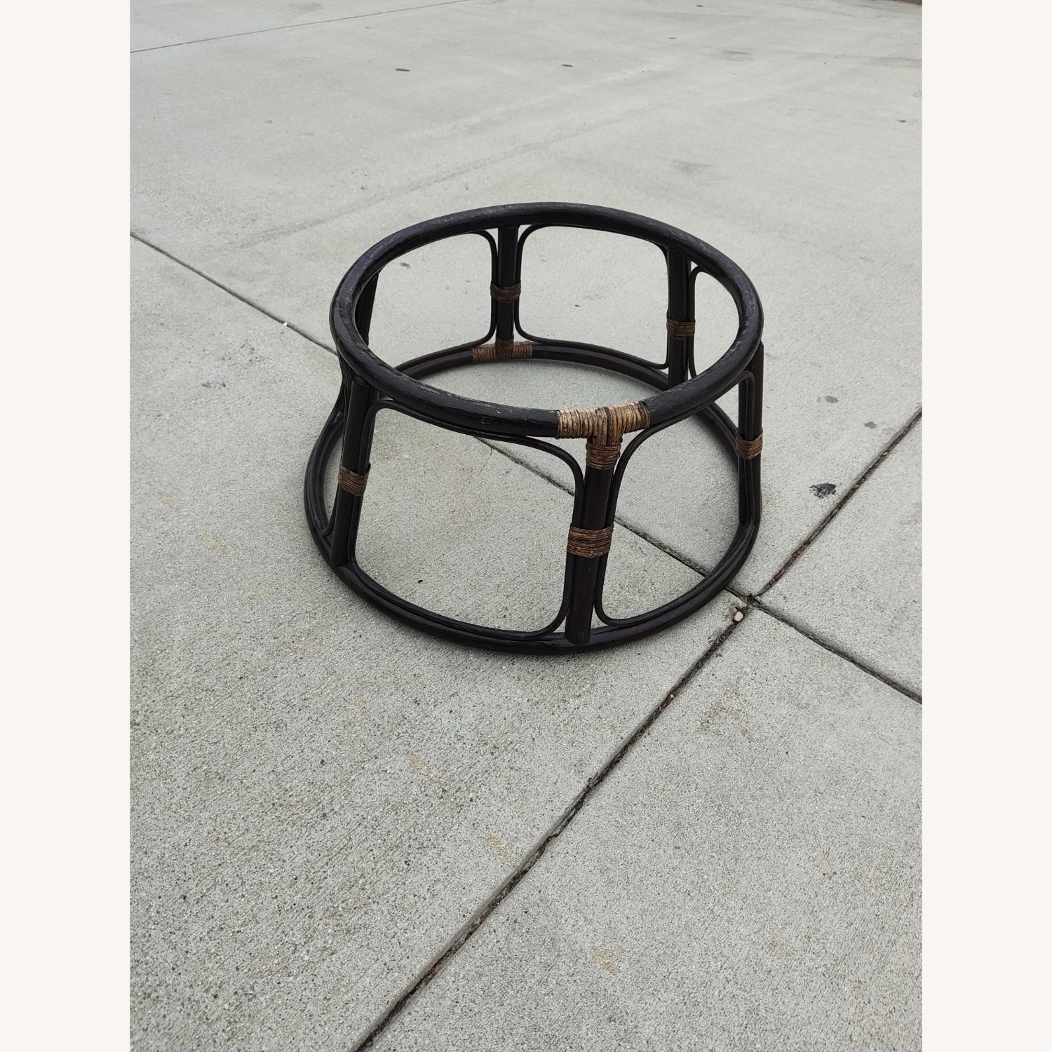 MCM French Papasan Lounge Chair in Bamboo, 1970s - image-12