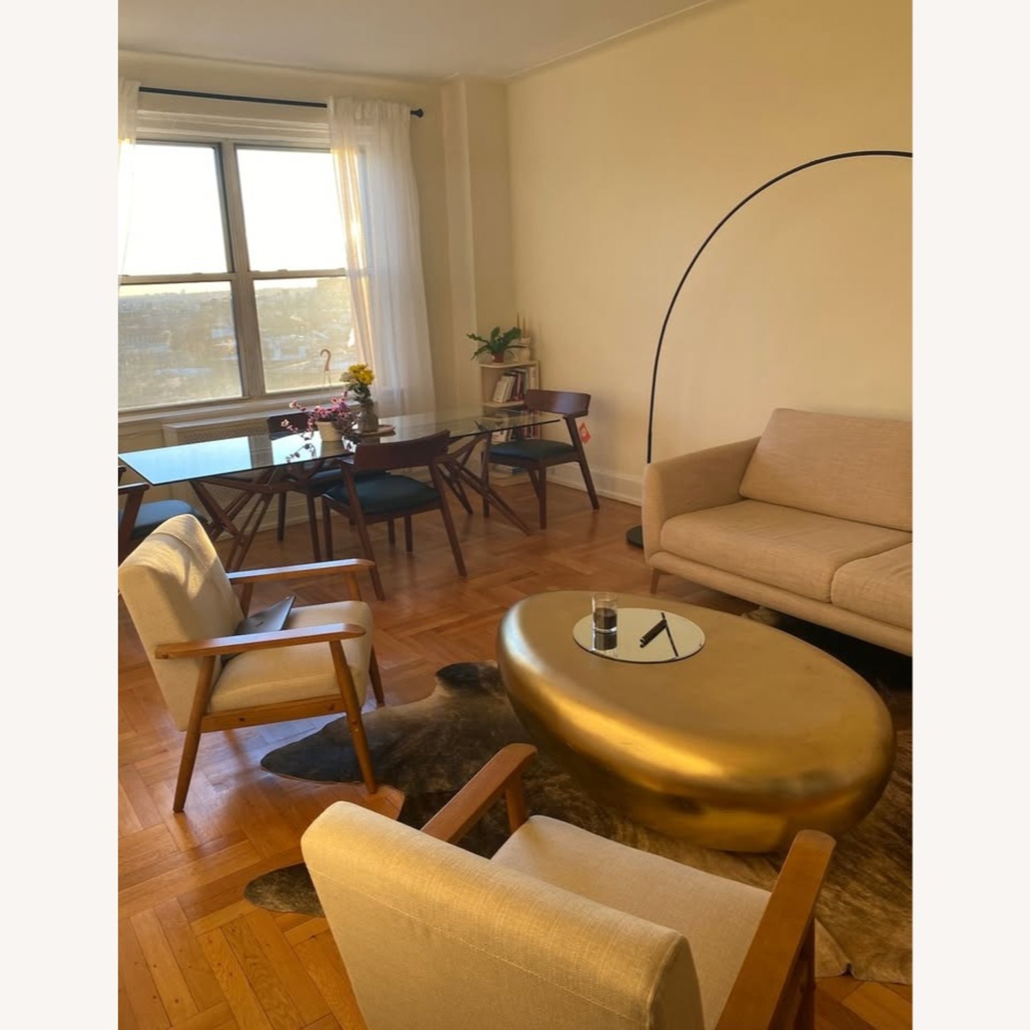 River Stone Gold Coffee Table - Phillips Collectio - image-4