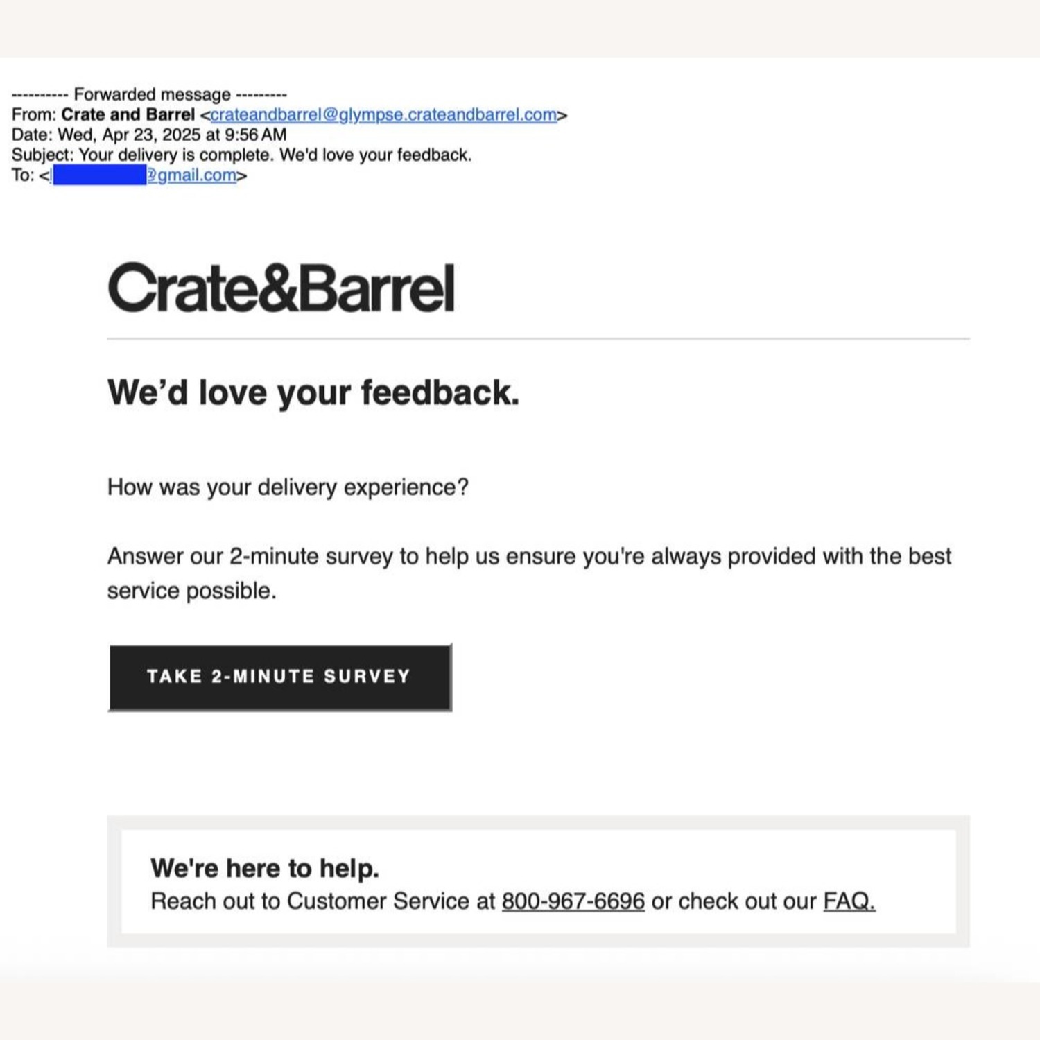 Crate & Barrel Axis Sofa - image-2