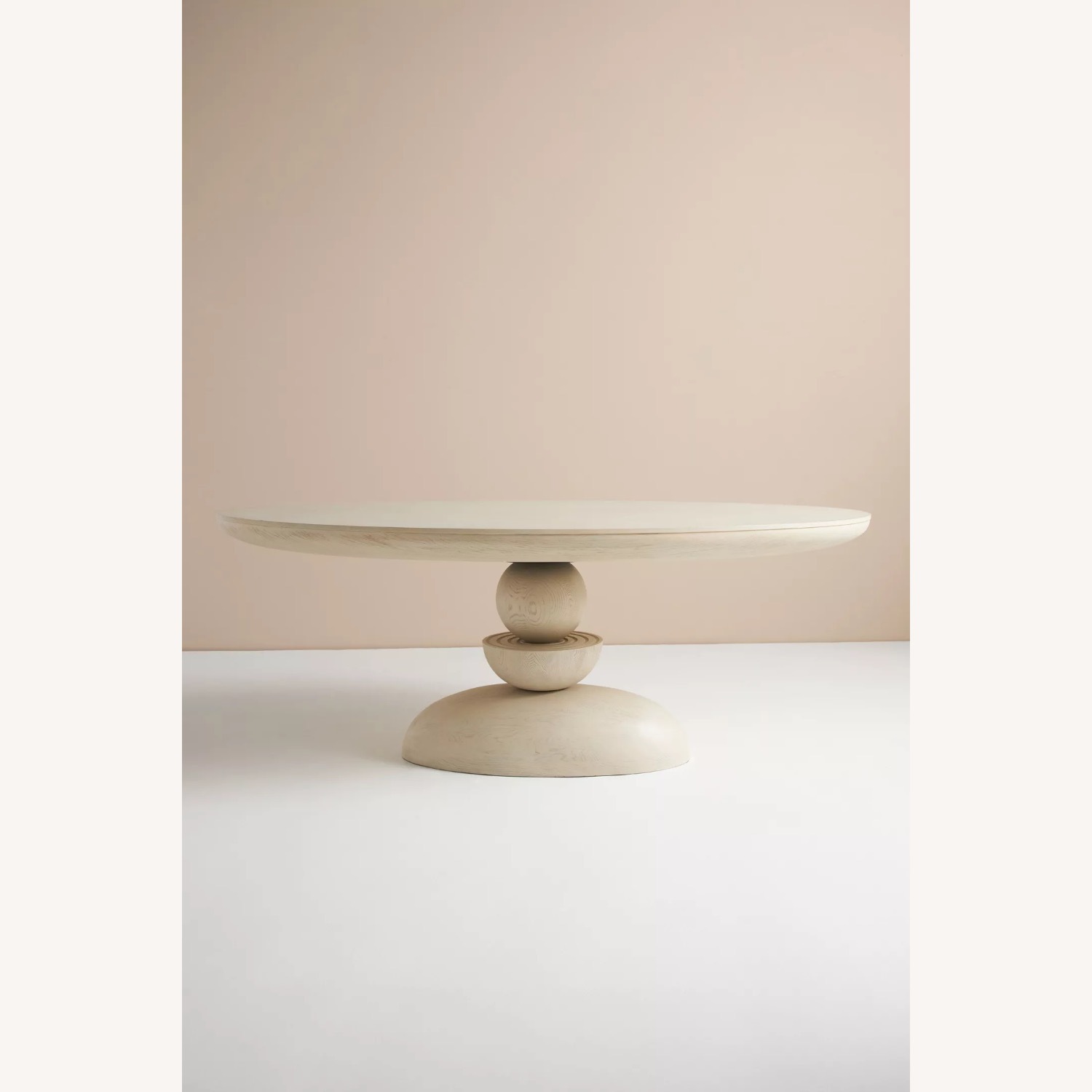 Sonali Oval 78' Pedestal Wood Dining Table - image-1