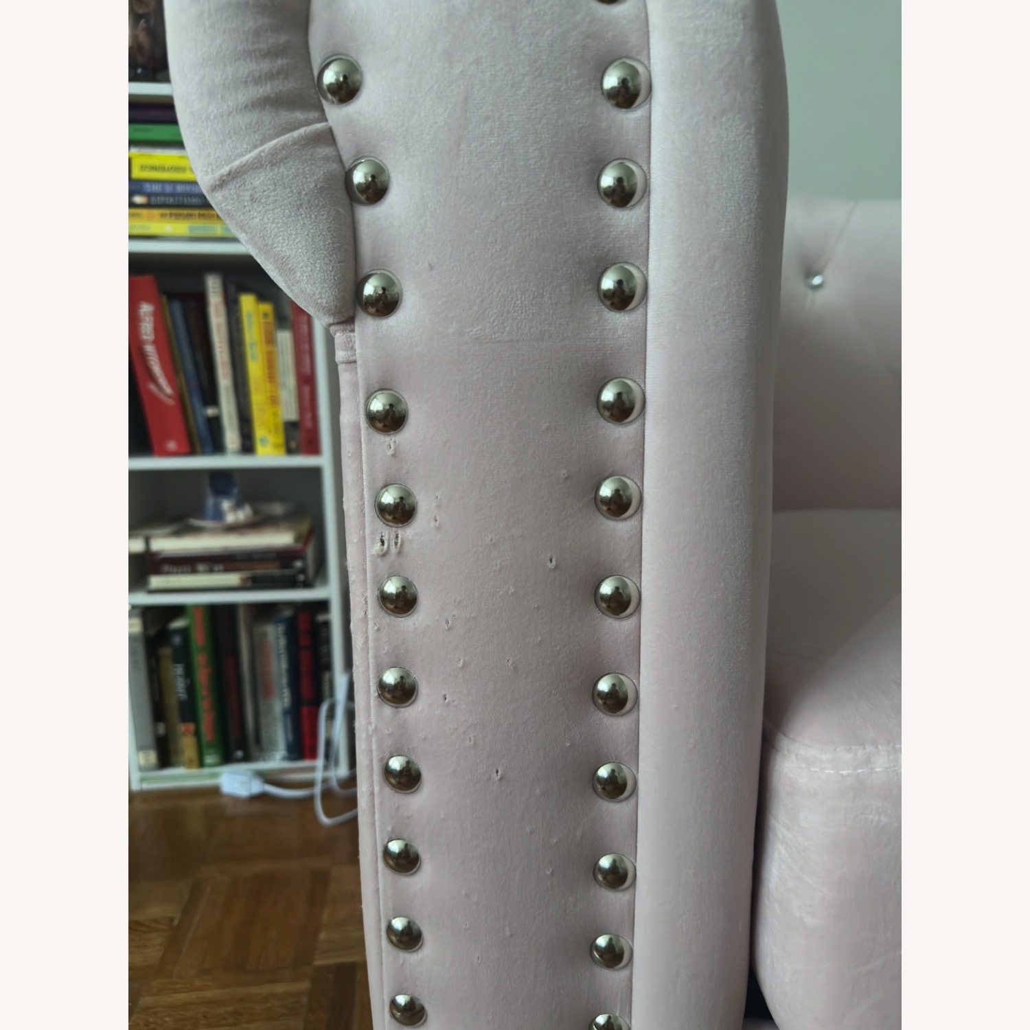 Raisa Pink Glam Loveseat - image-7