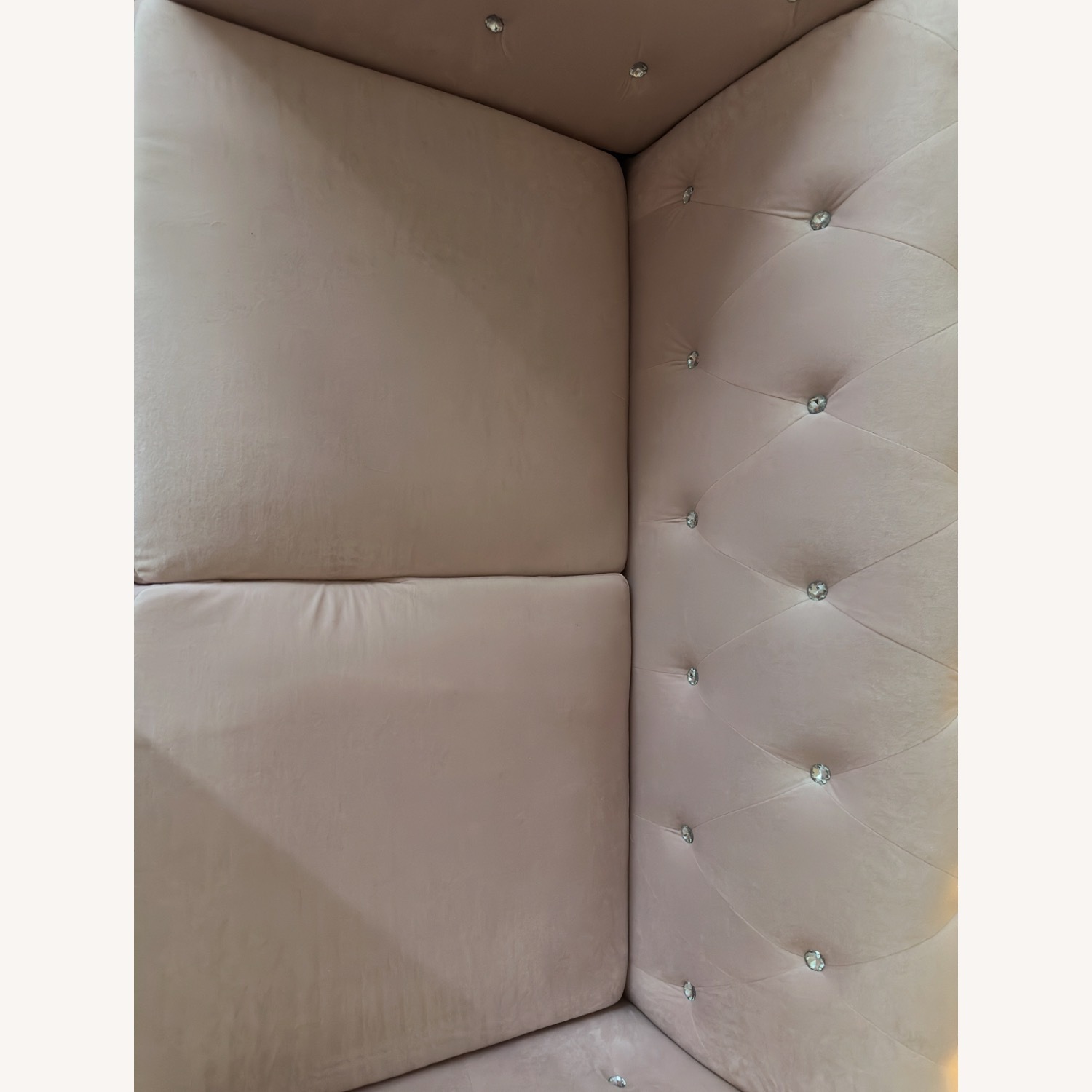 Raisa Pink Glam Loveseat - image-4
