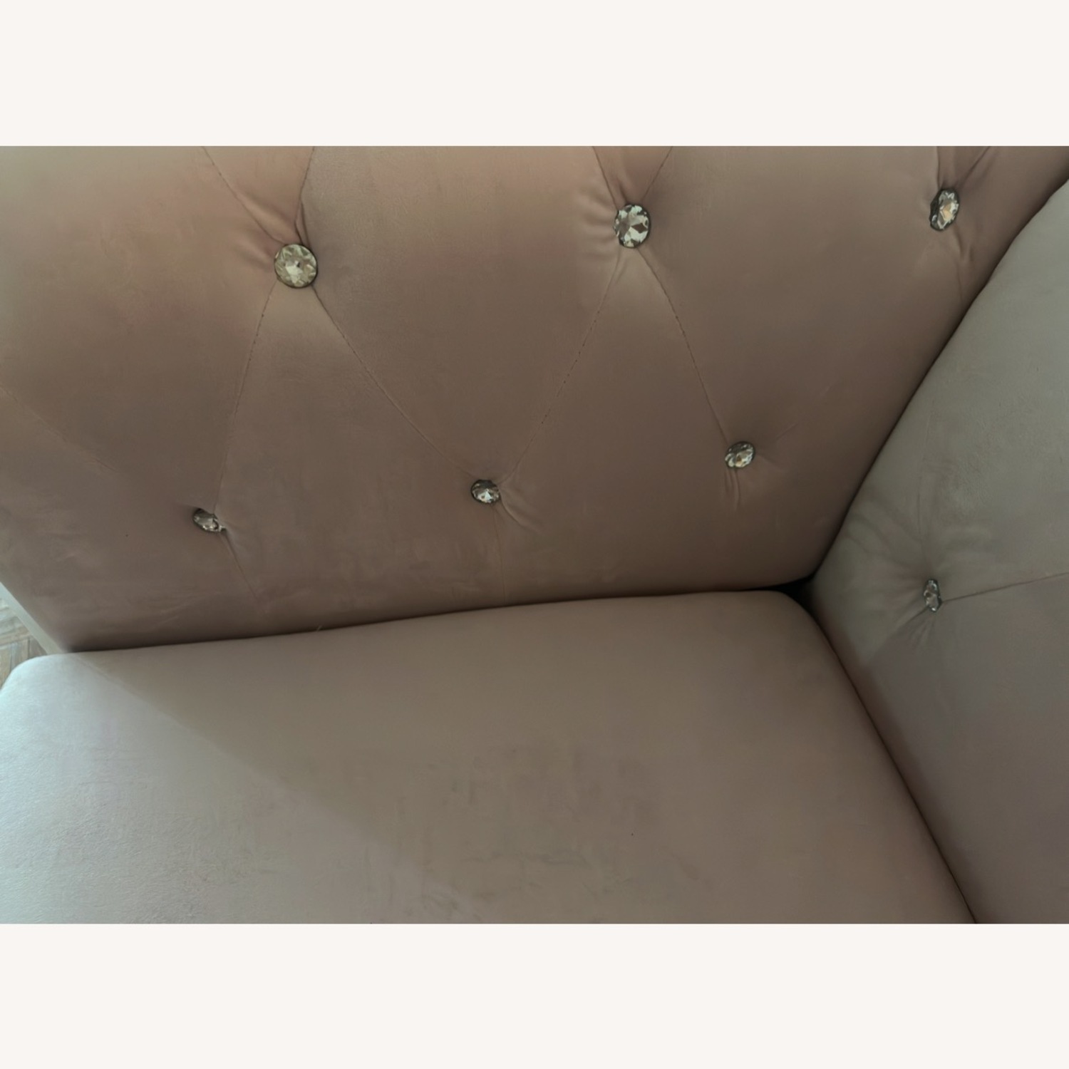 Raisa Pink Glam Loveseat - image-5