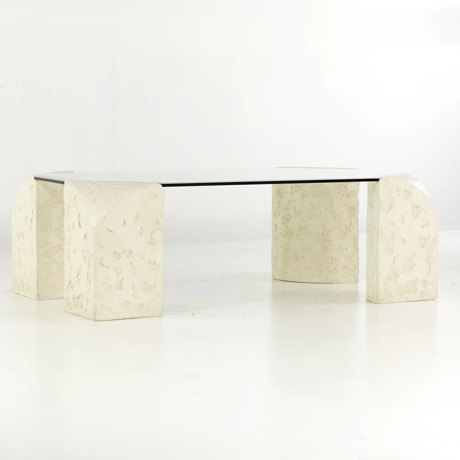 ModernHill Stone and Glass Coffee Table - image-7