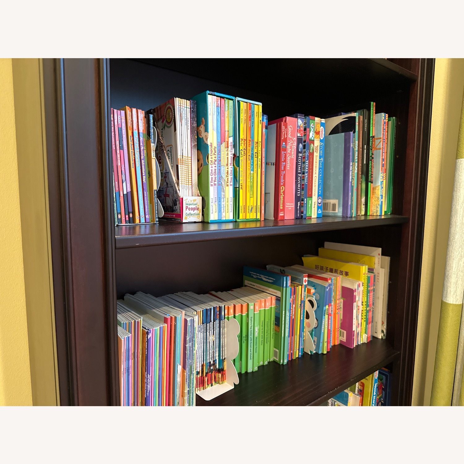 Elegant Walnut Hardwood Bookcase - image-3