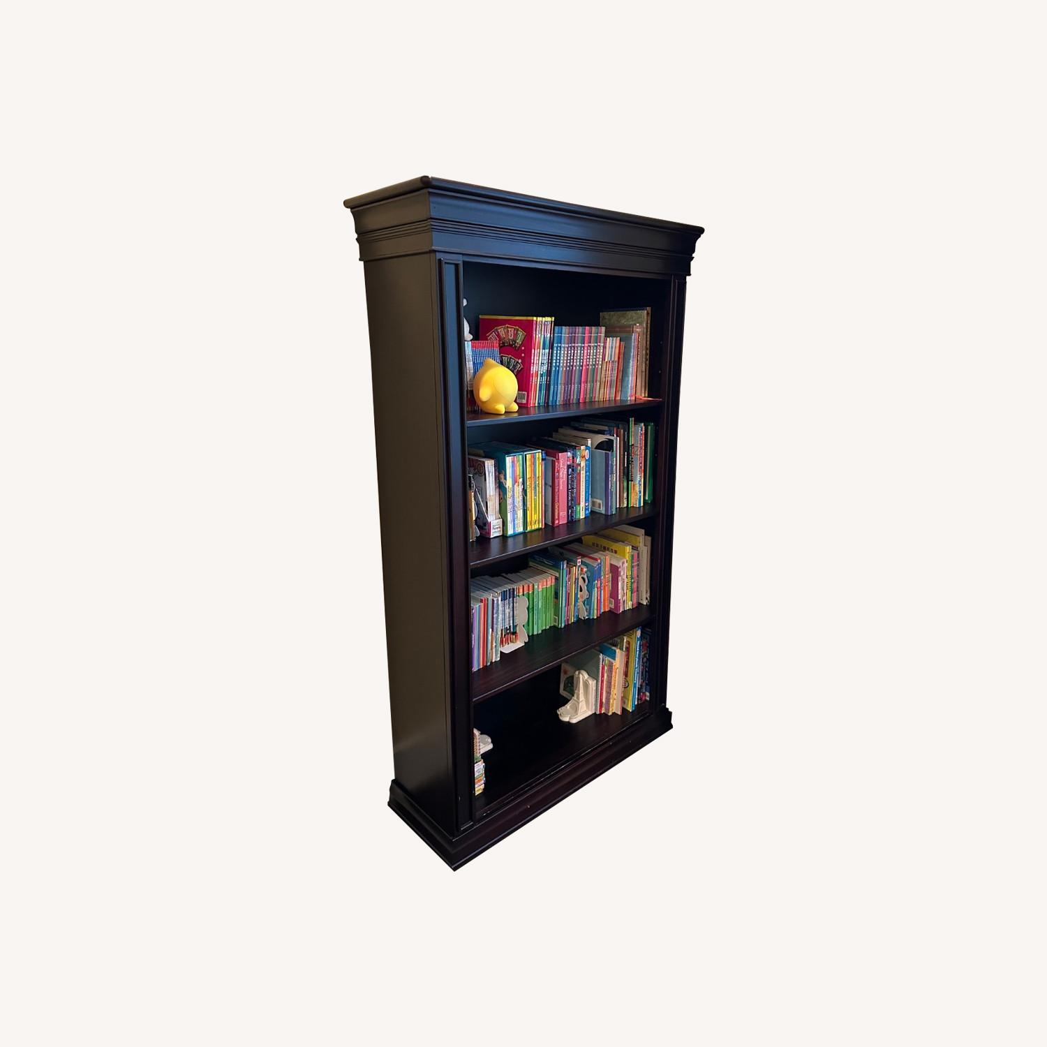 Elegant Walnut Hardwood Bookcase - image-0