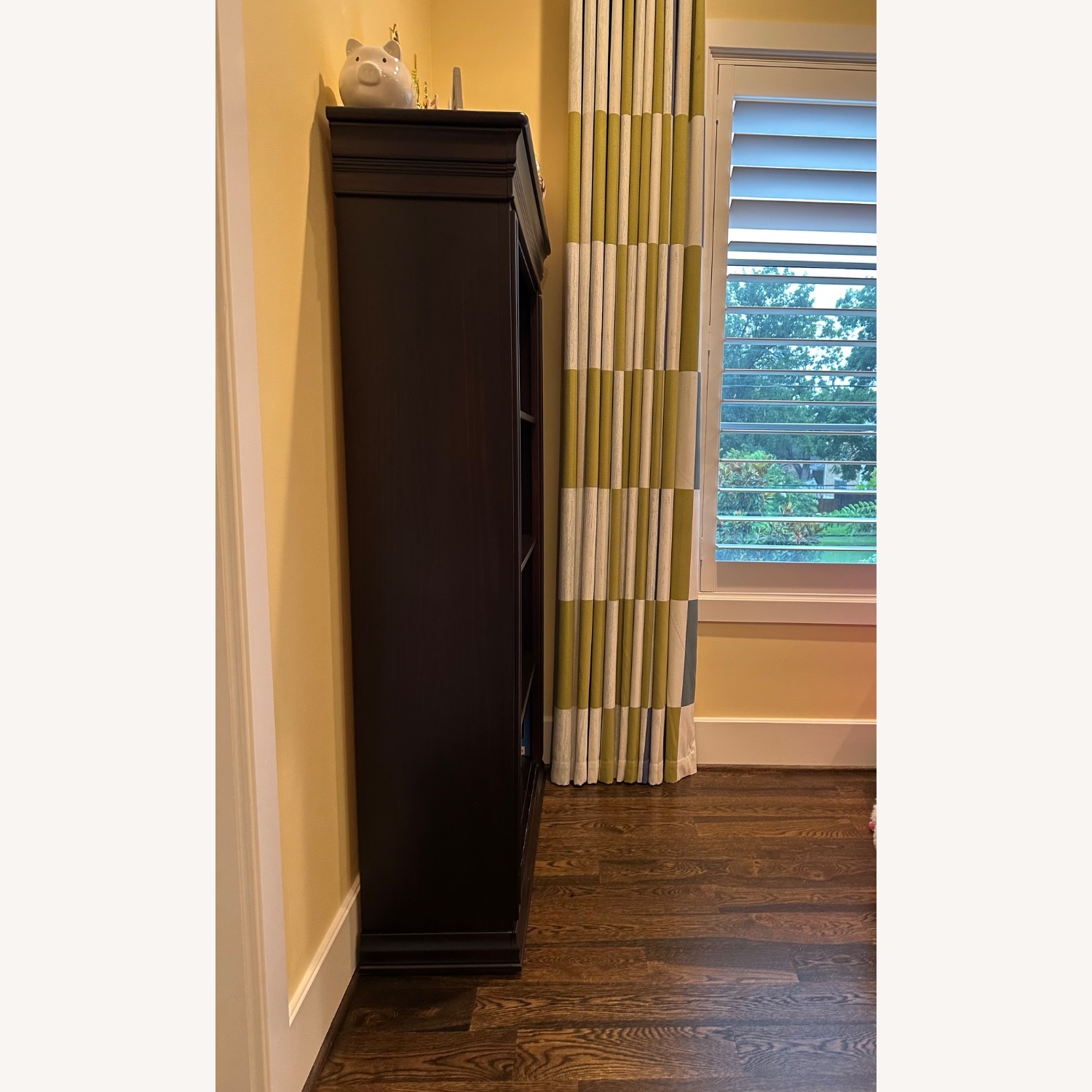 Elegant Walnut Hardwood Bookcase - image-2