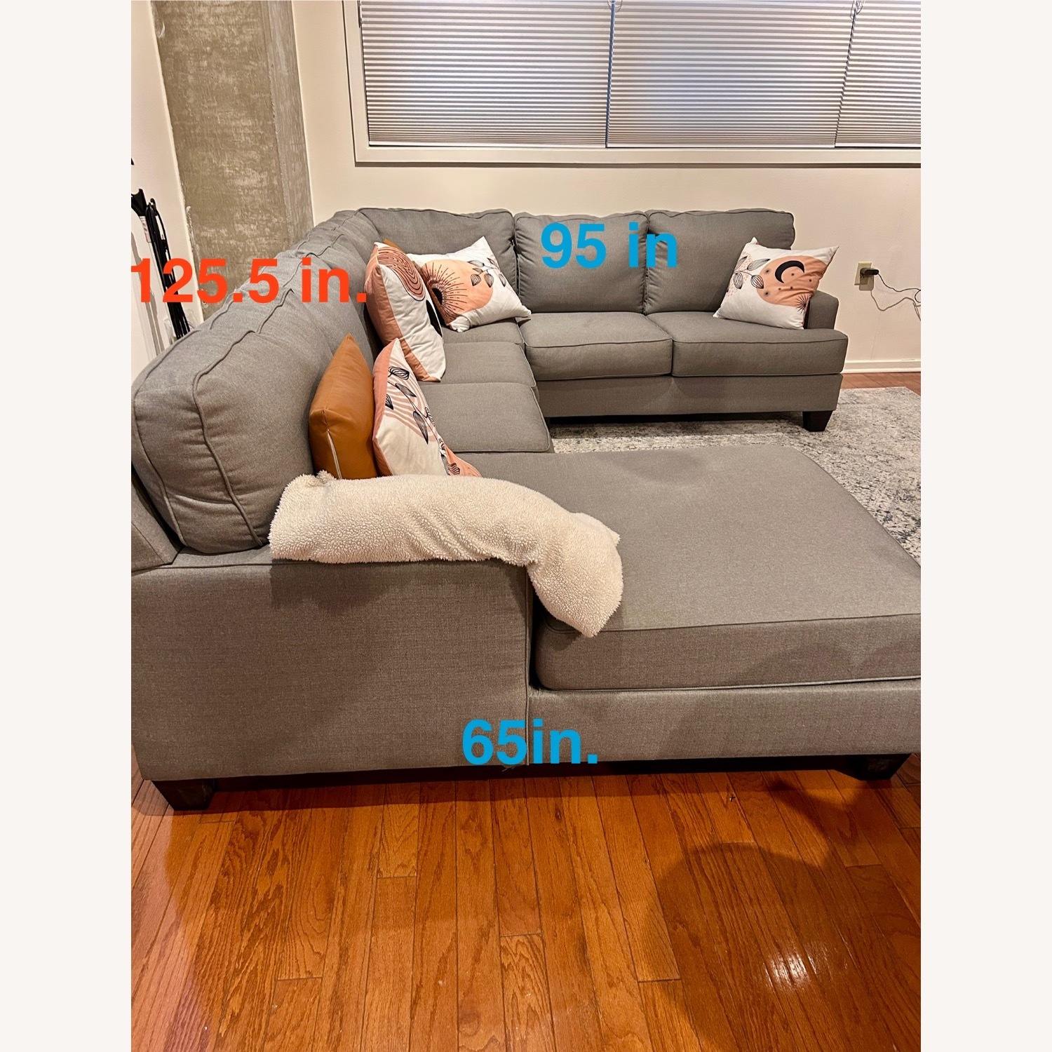 Ashley Furniture Grey Sectional - image-2