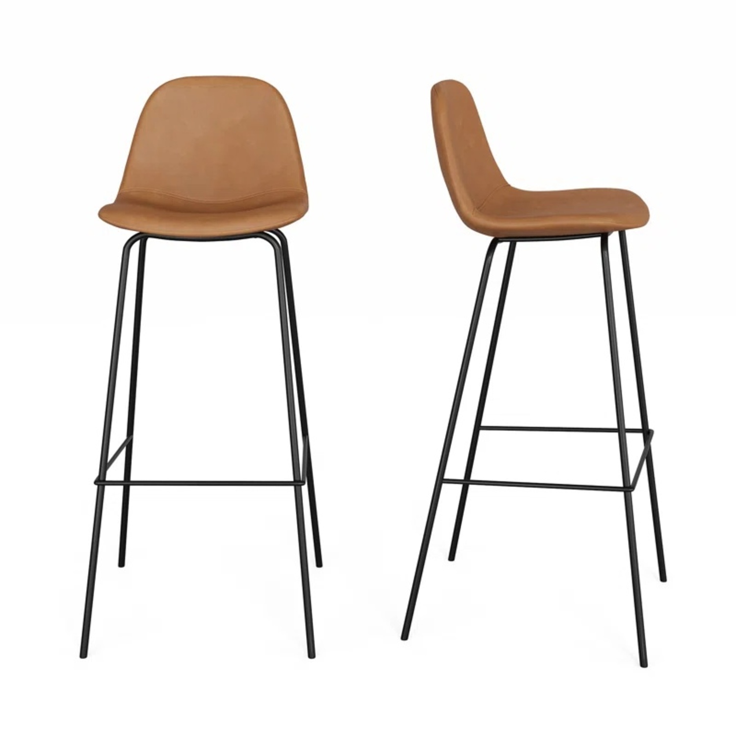 Kody Vegan Leather Bar and Counter Stool - image-4
