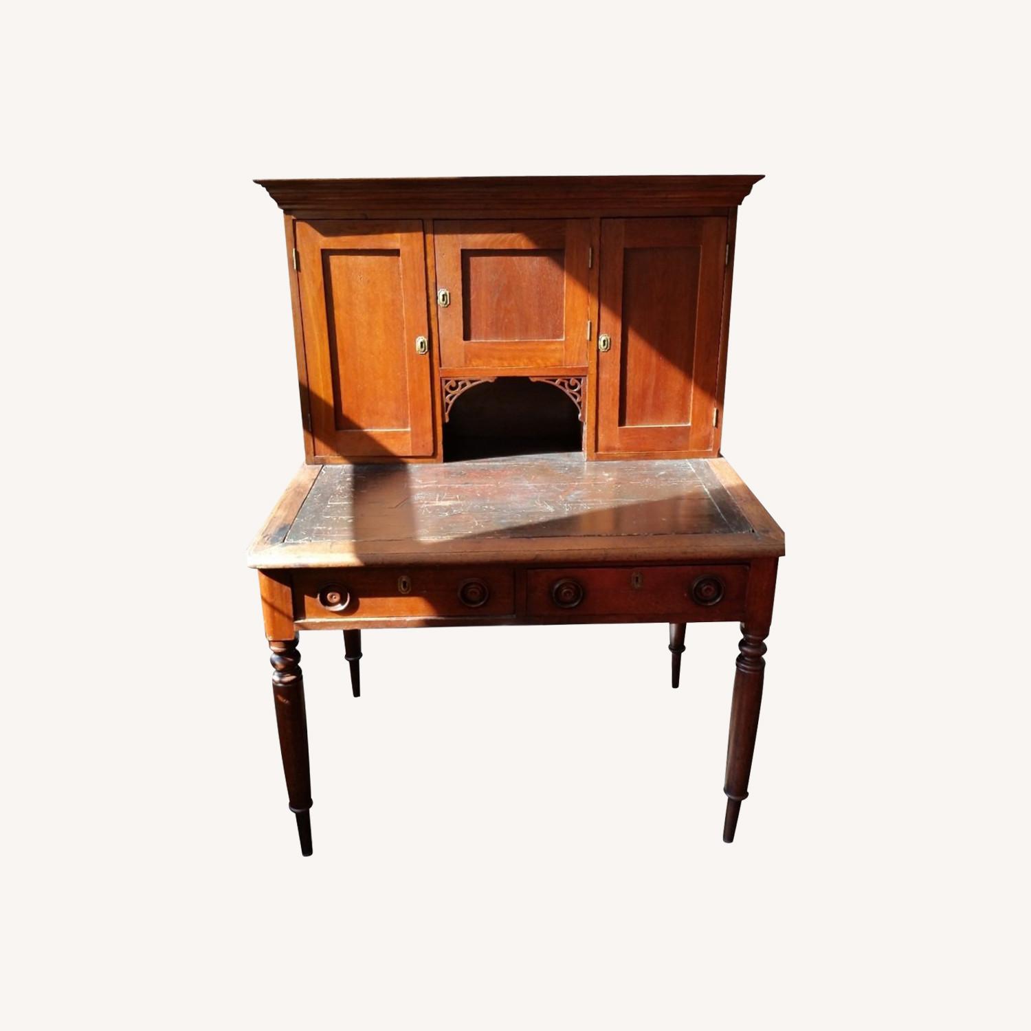 Antique Wood Desk Circa 1860s-1880s - image-0