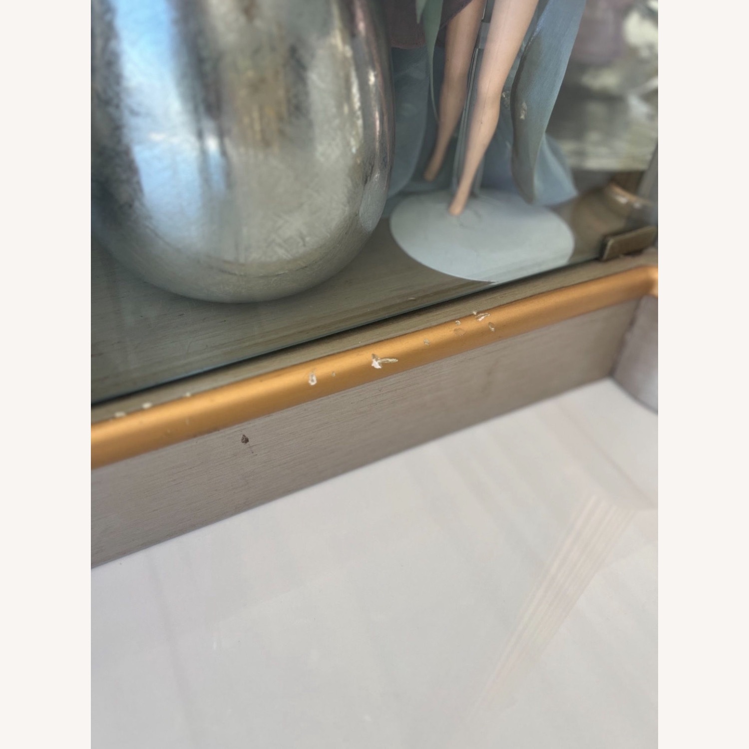 Italian Rococo GLaSS DisPlay Cabinet VItrine - image-2