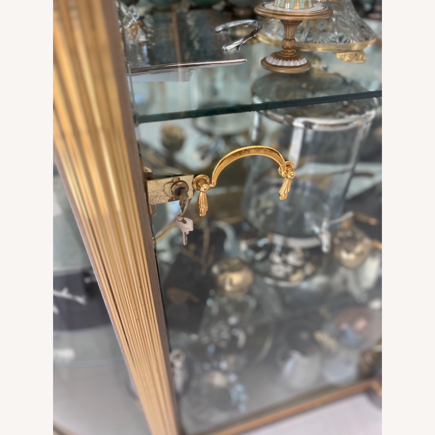 Italian Rococo GLaSS DisPlay Cabinet VItrine - image-9