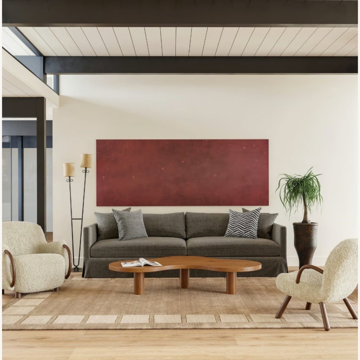 Petra High-Low Wool-Blend Rug - image-1