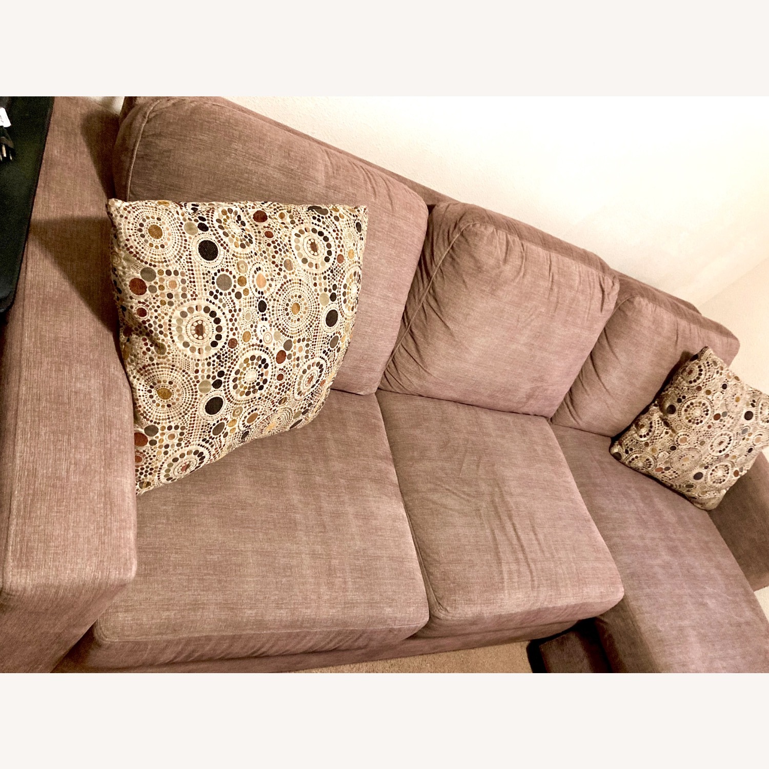 Beige Sofa Chaise - image-3