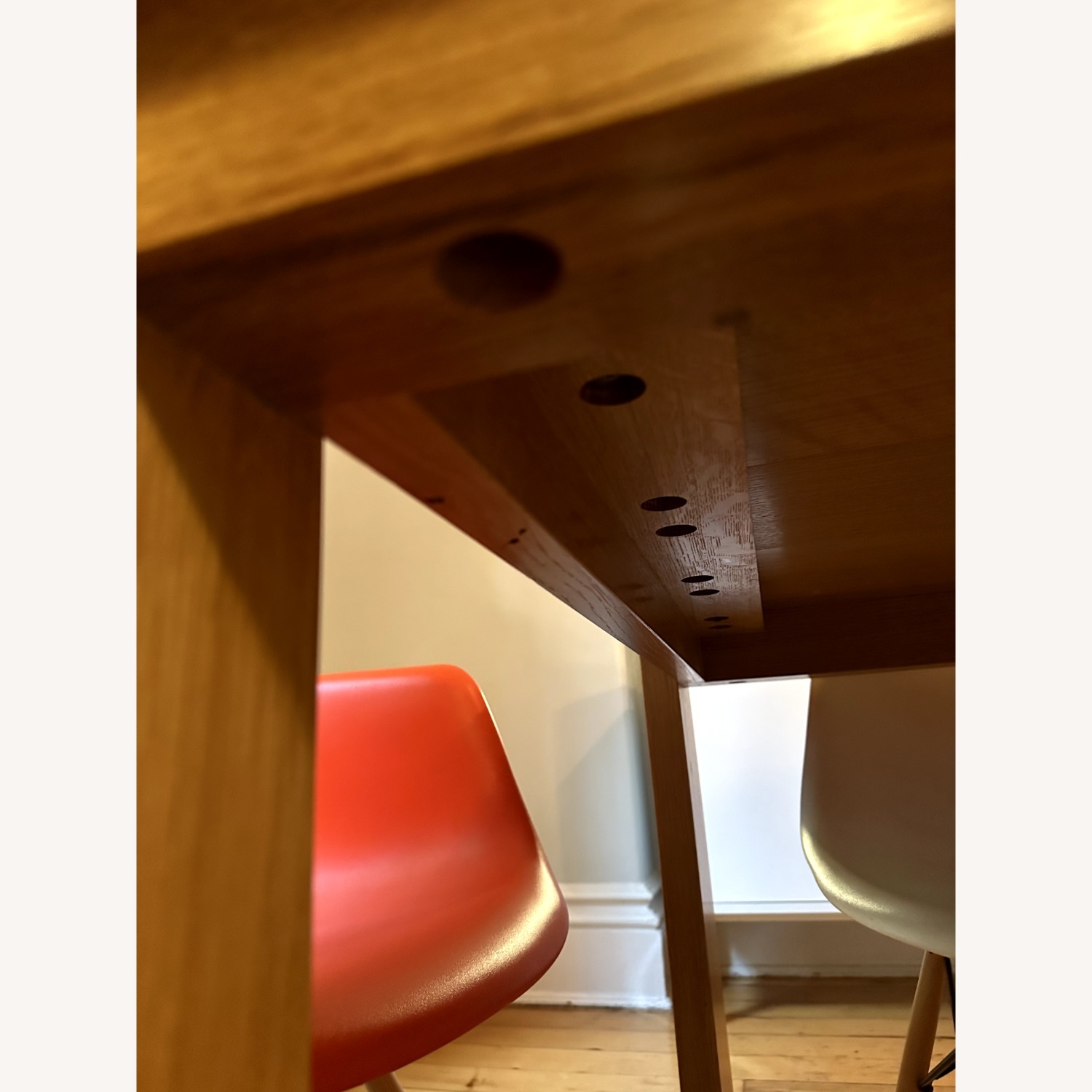 Custom Oak Wood Dining Table - image-6