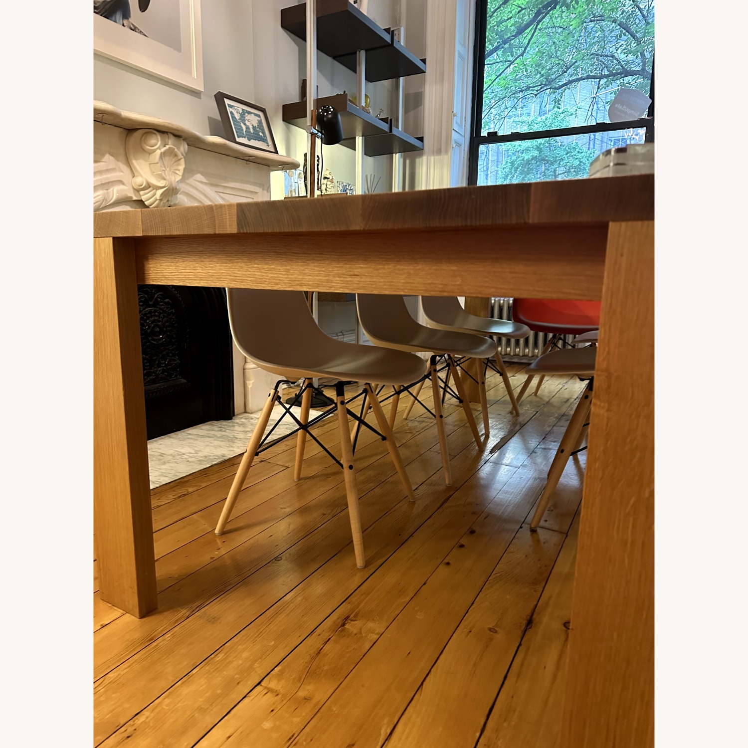 Custom Oak Wood Dining Table - image-5