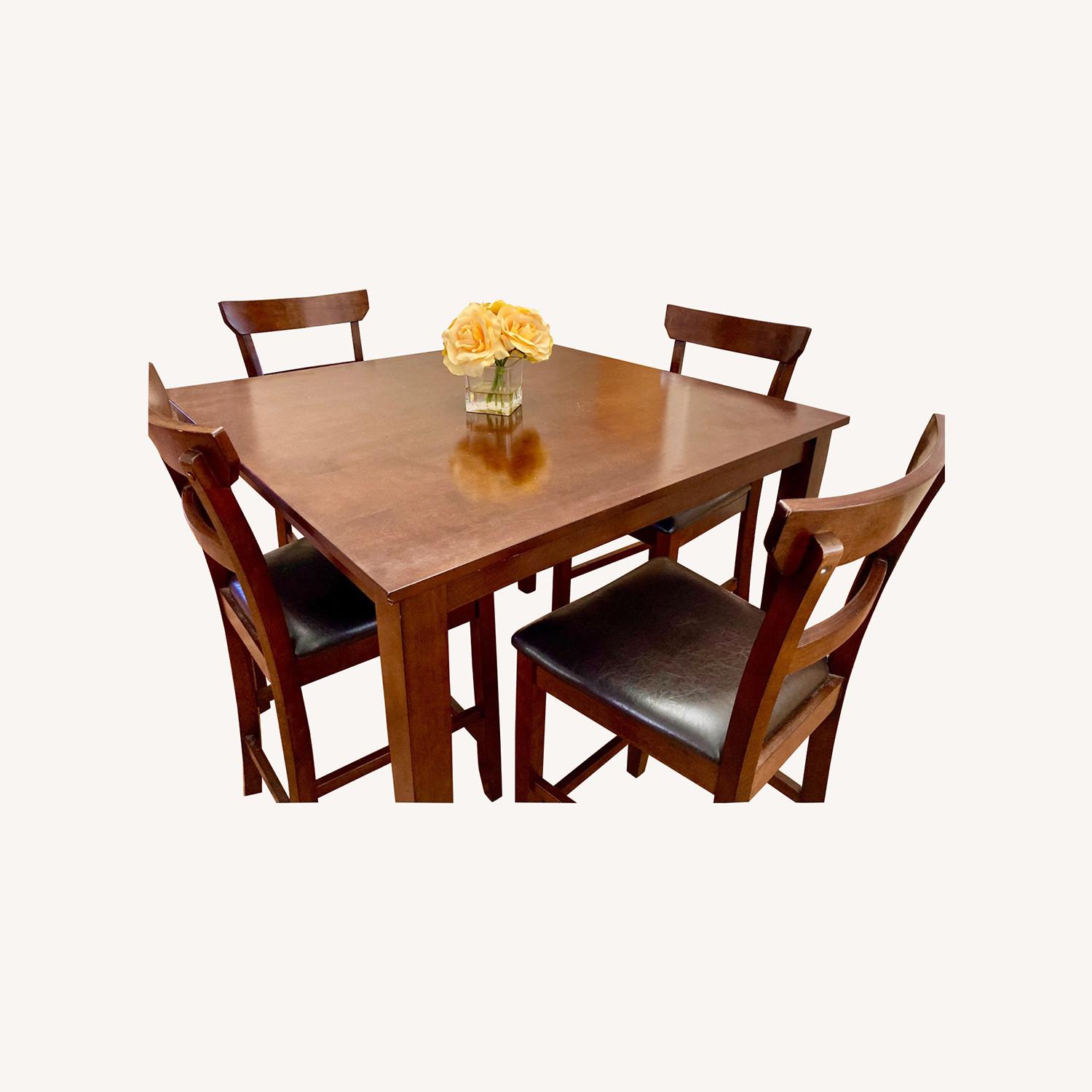High Top Dining Table and Chairs  - image-0