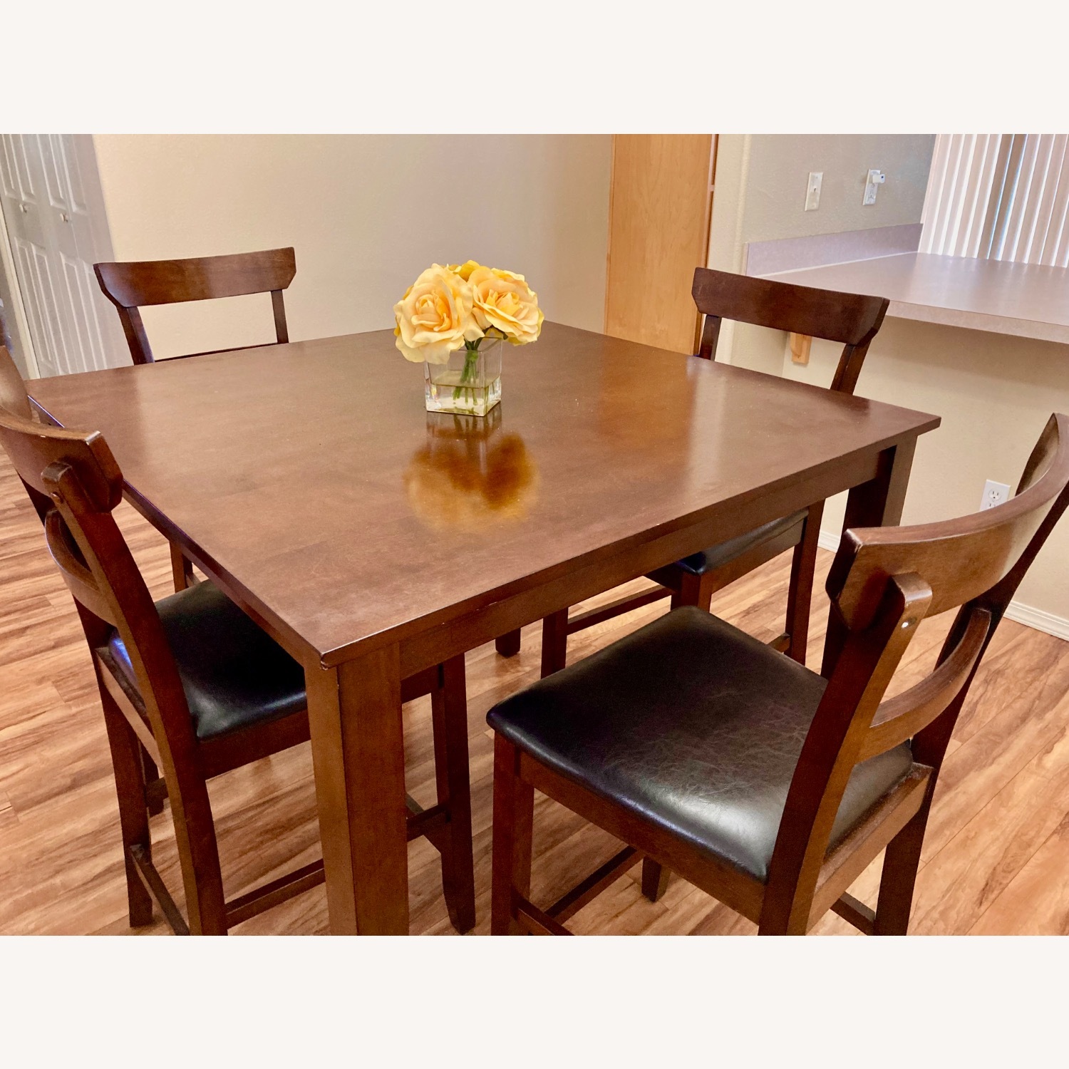 High Top Dining Table and Chairs  - image-1