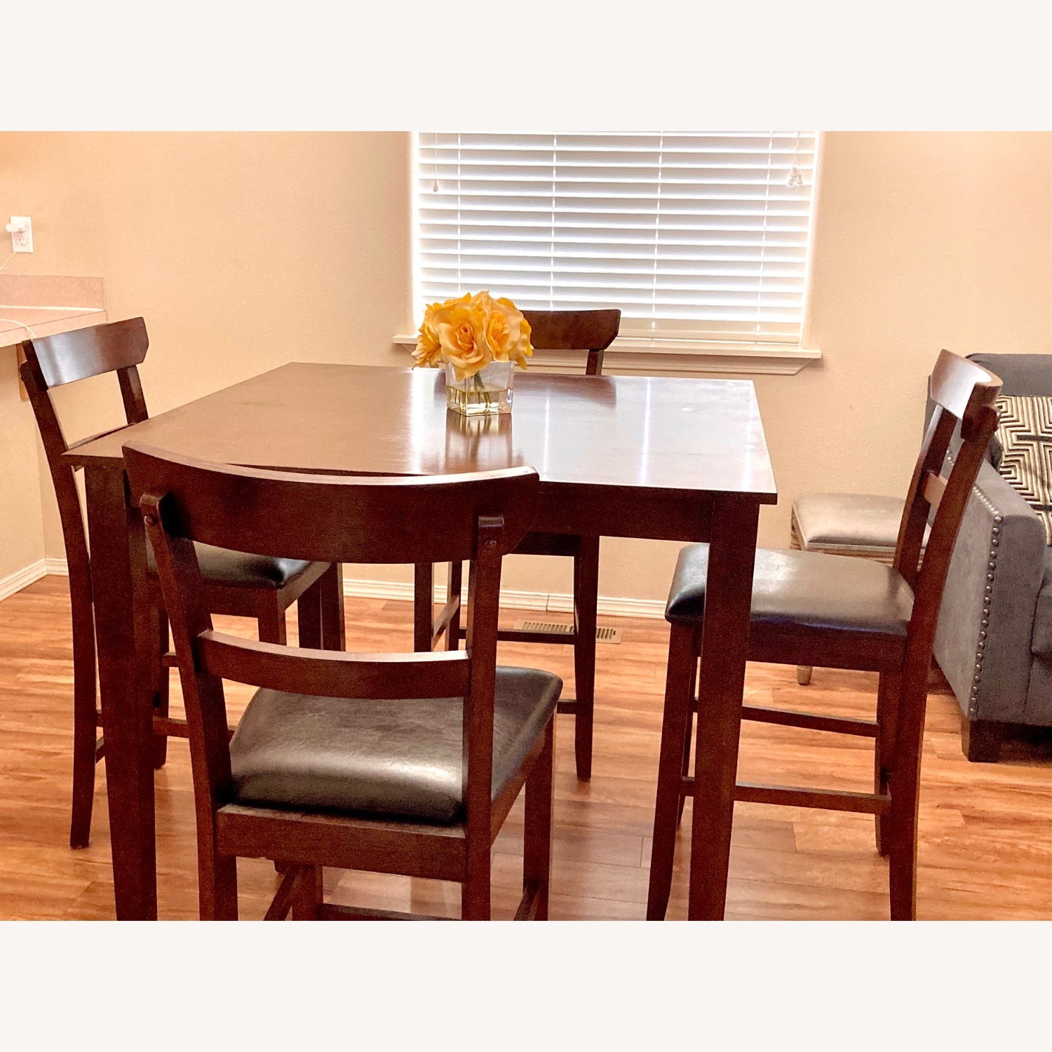 High Top Dining Table and Chairs  - image-2