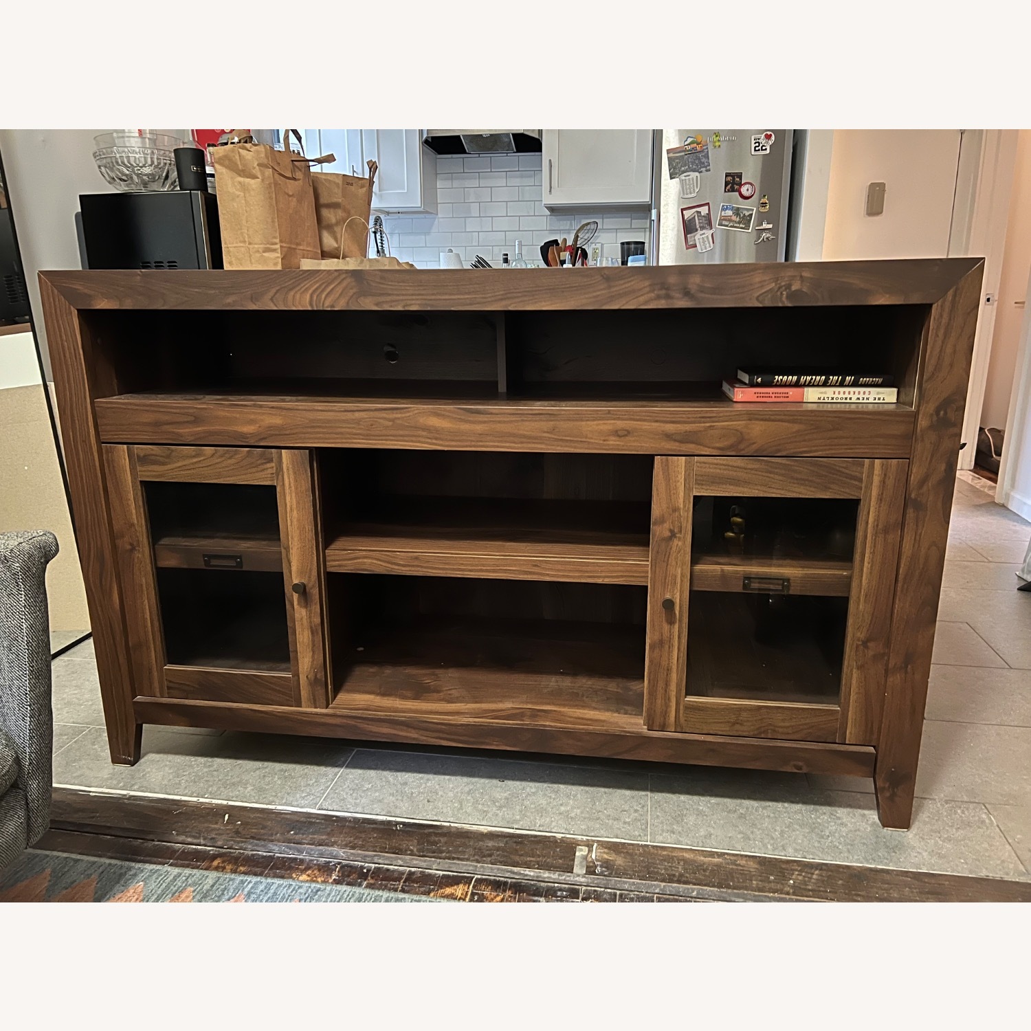 Dakota Wood TV Stand - image-1