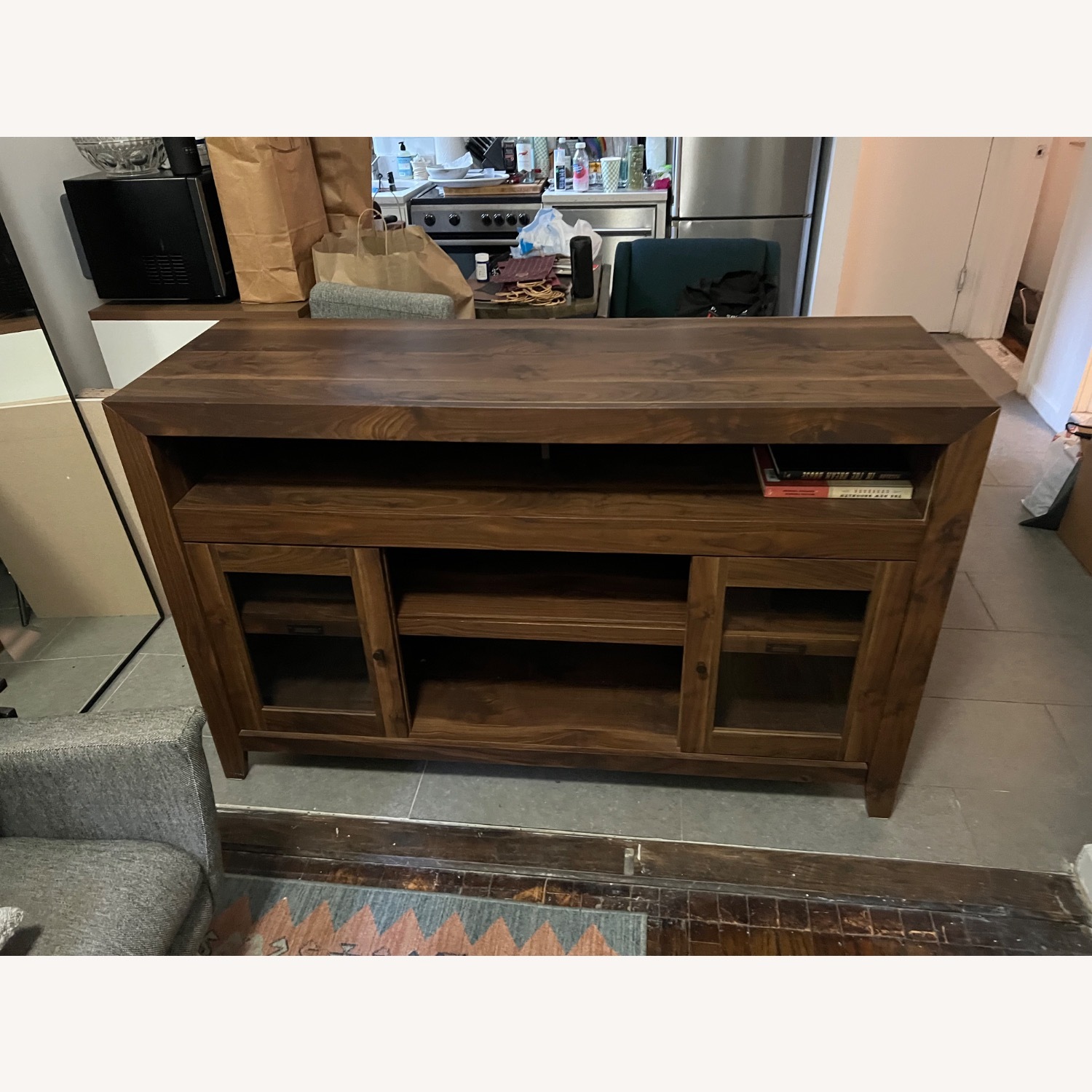 Dakota Wood TV Stand - image-2