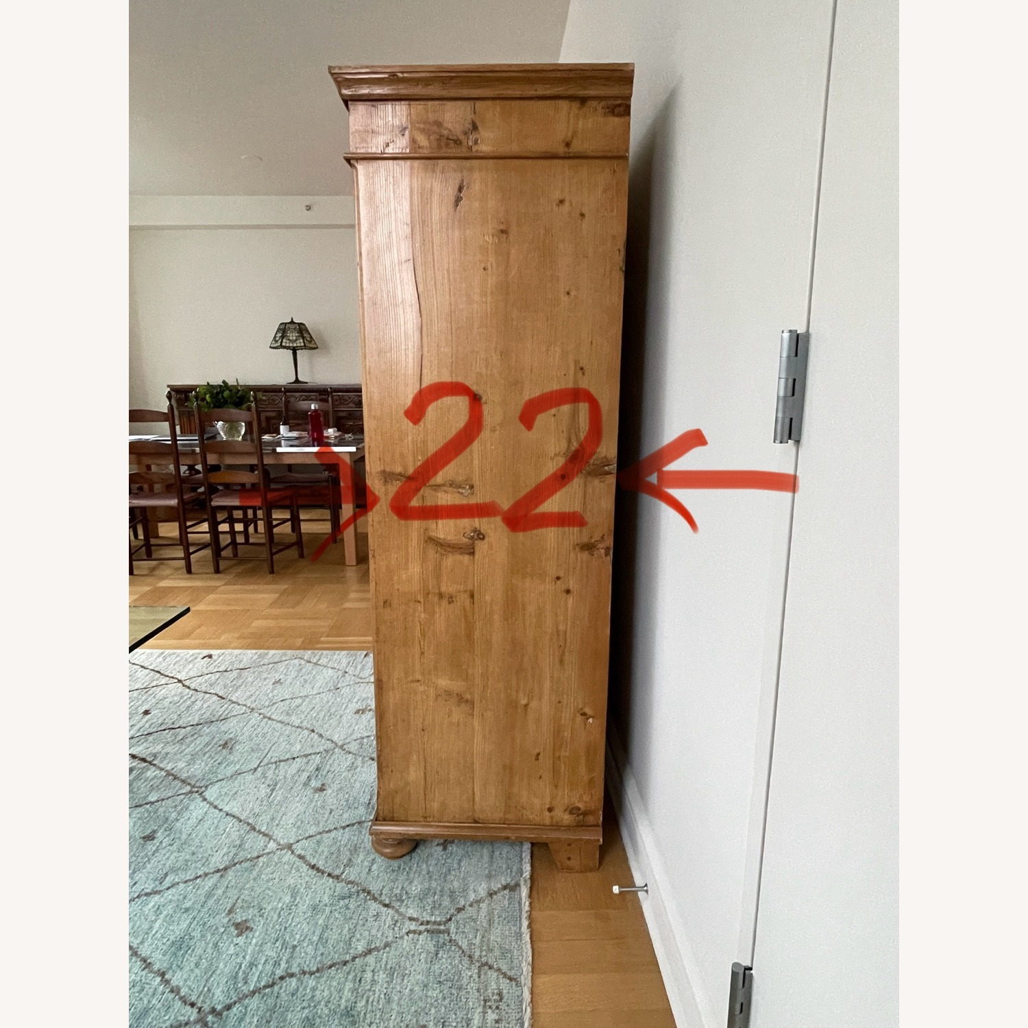 French Antique Armoire/Cabinet - image-3