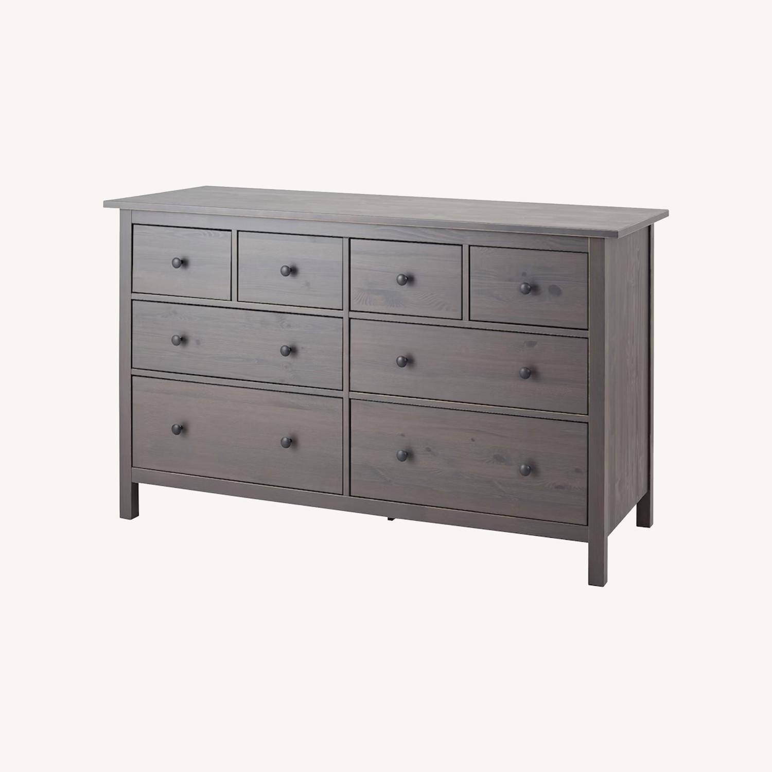 IKEA Dark Gray Bedroom Dresser - image-0
