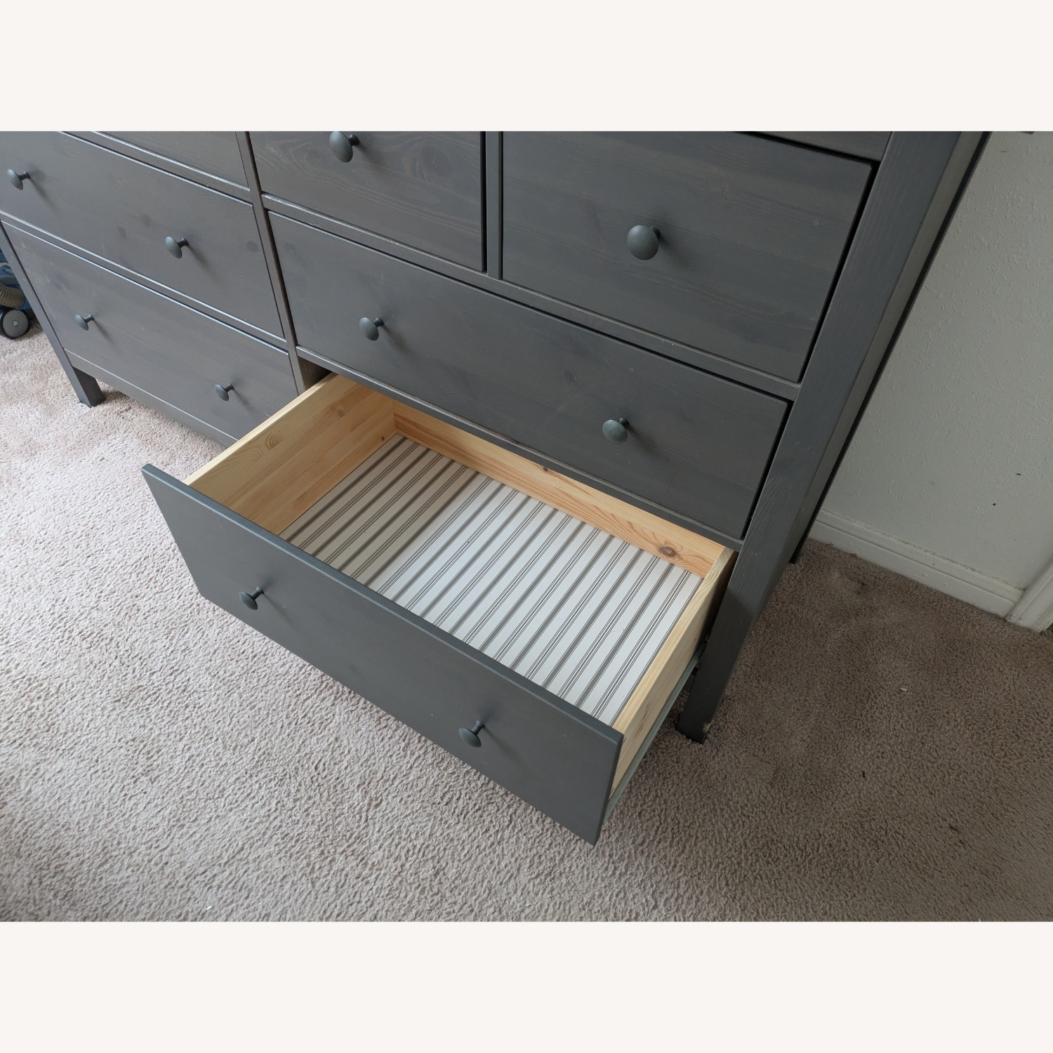 IKEA Dark Gray Bedroom Dresser - image-5