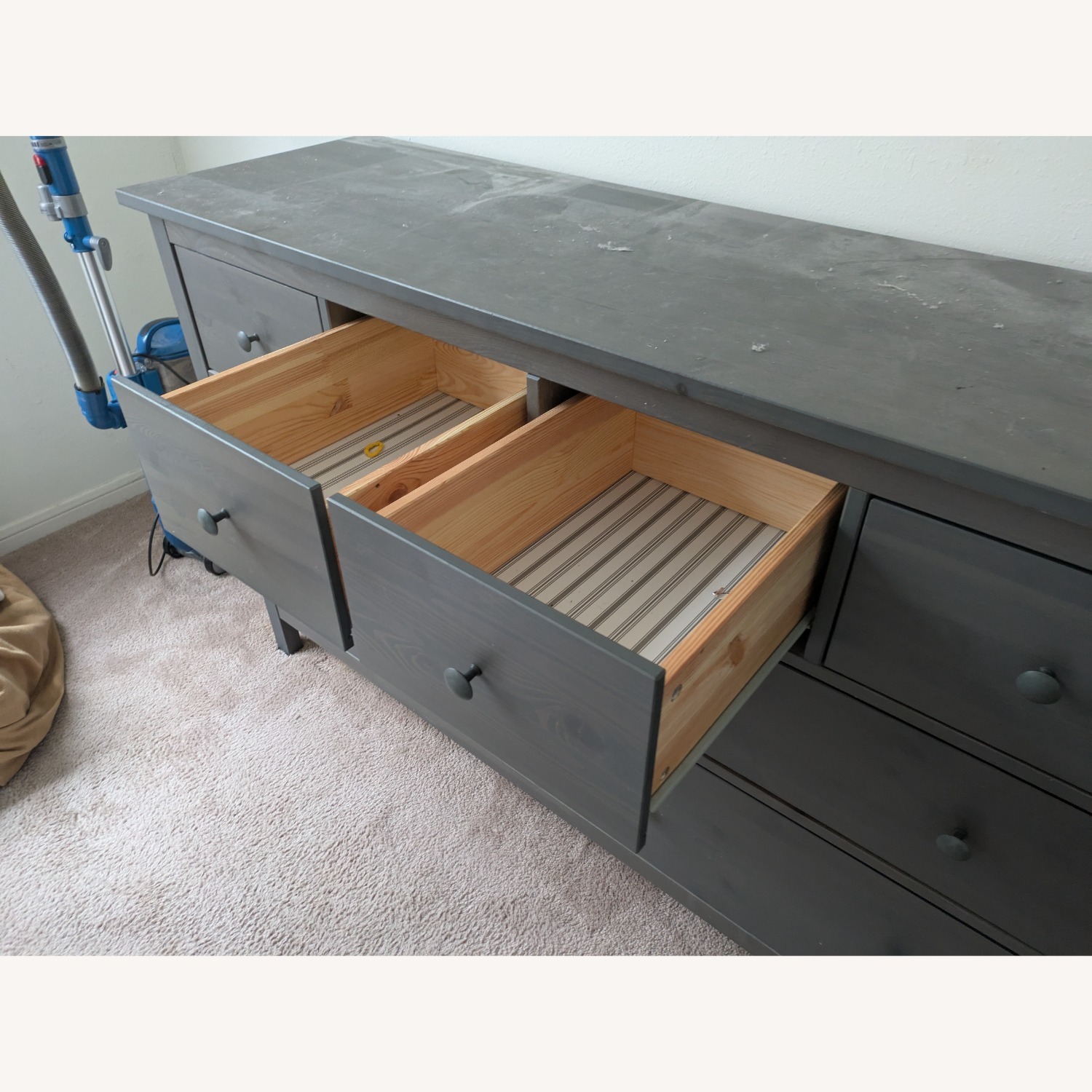 IKEA Dark Gray Bedroom Dresser - image-6