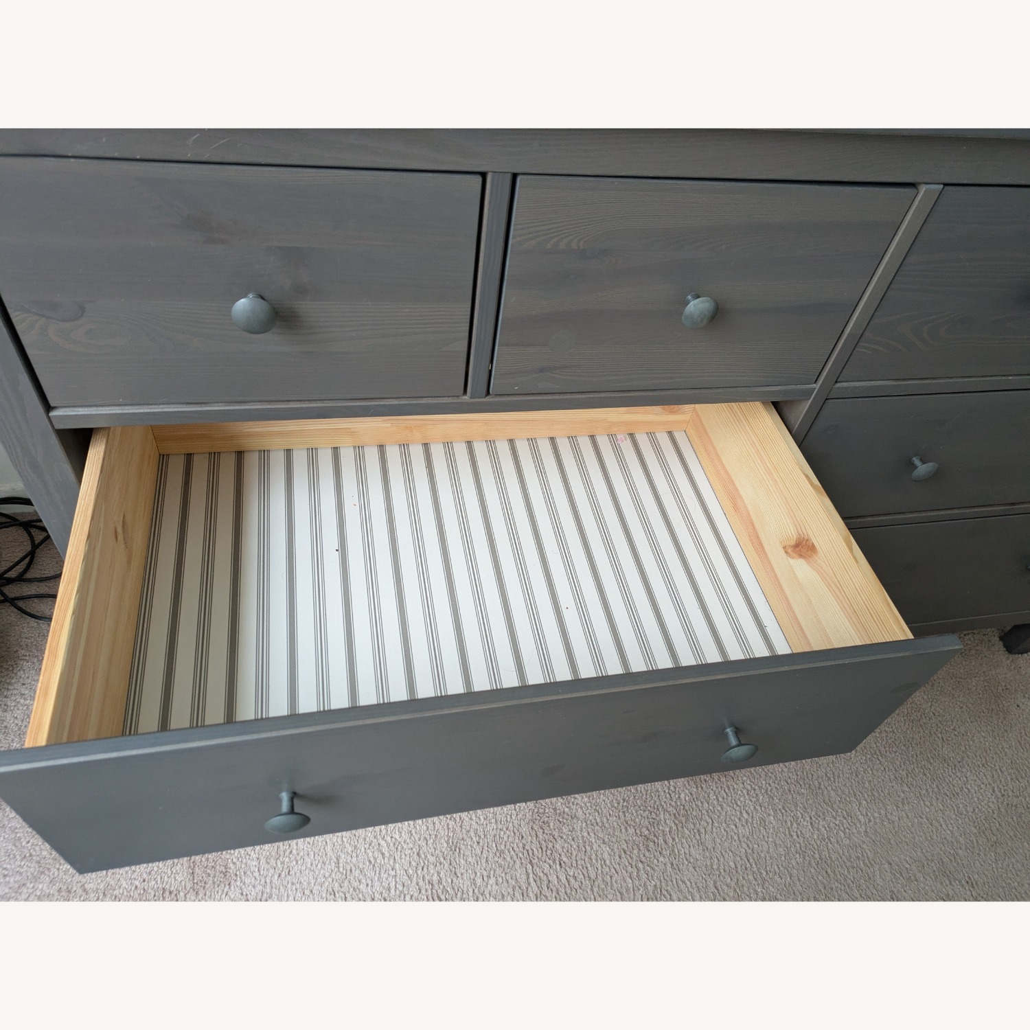 IKEA Dark Gray Bedroom Dresser - image-4