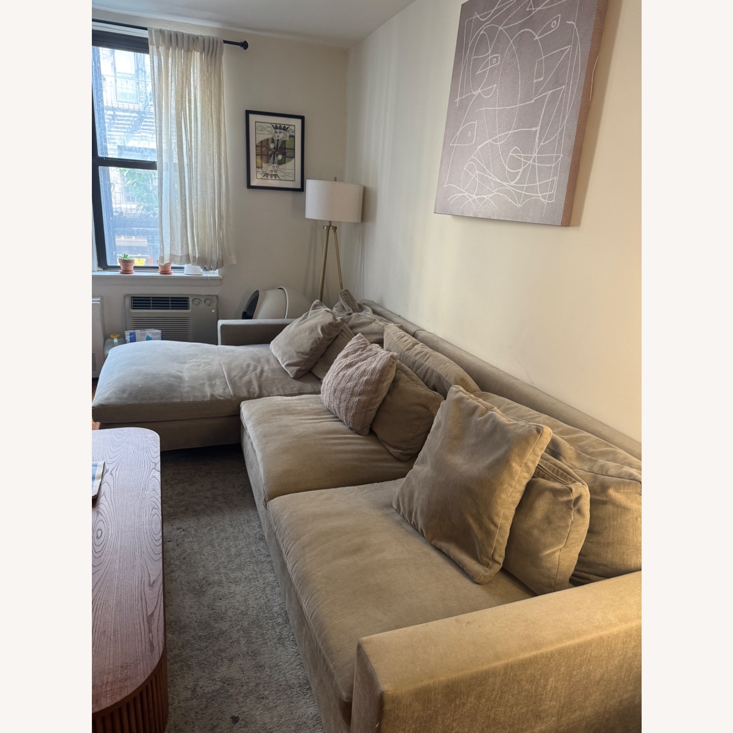 West Elm Harmony 2-Piece Bumper Chaise Sectional - image-3