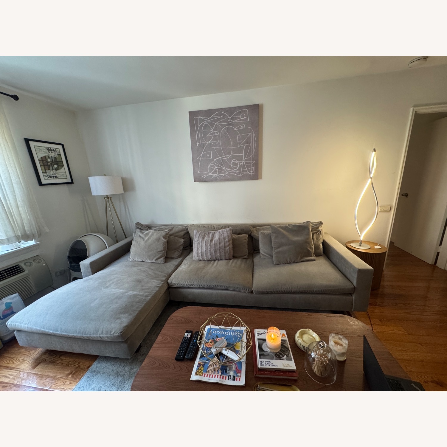 West Elm Harmony 2-Piece Bumper Chaise Sectional - image-2