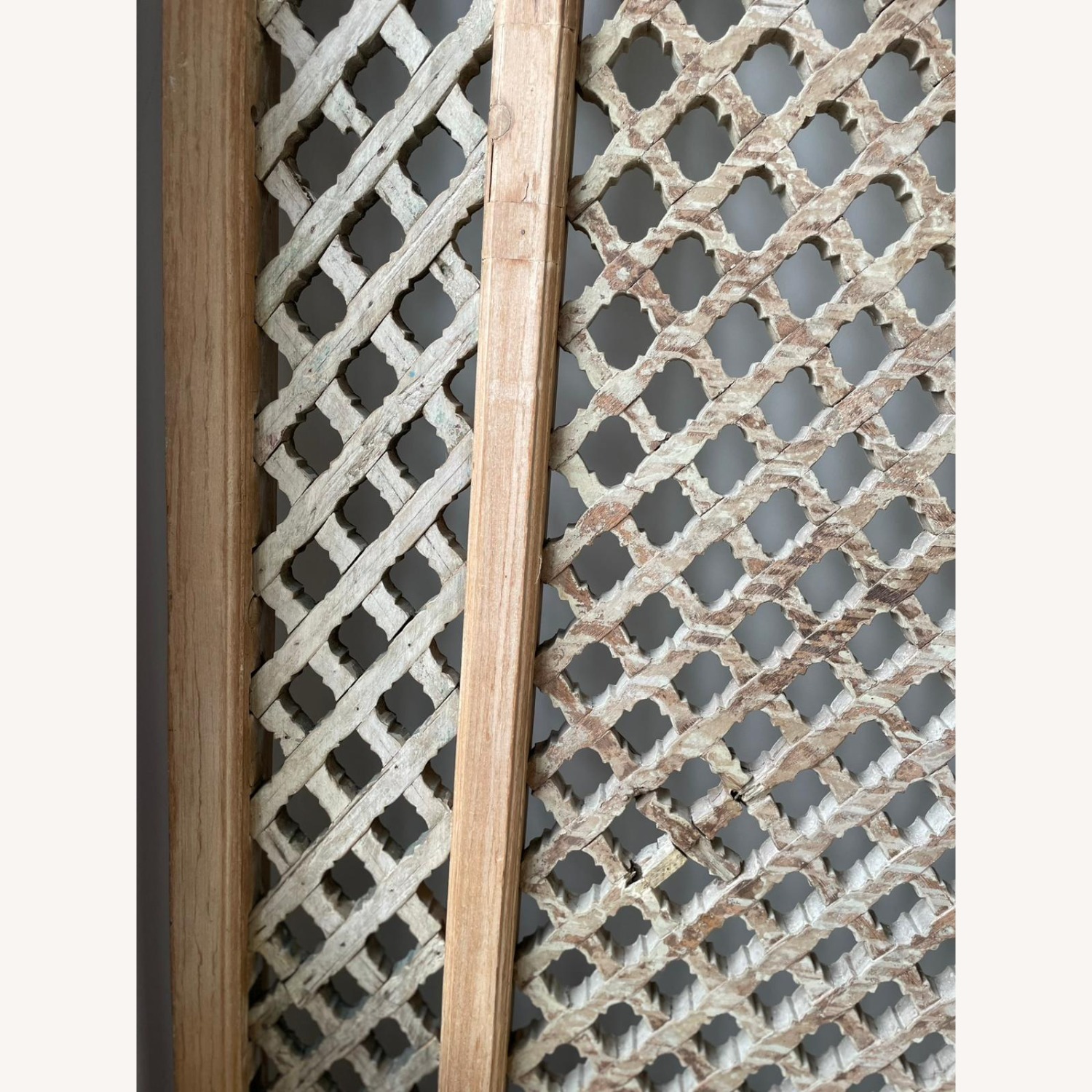 Antique Teak Jali Panel - Headborad or Decoration - image-3