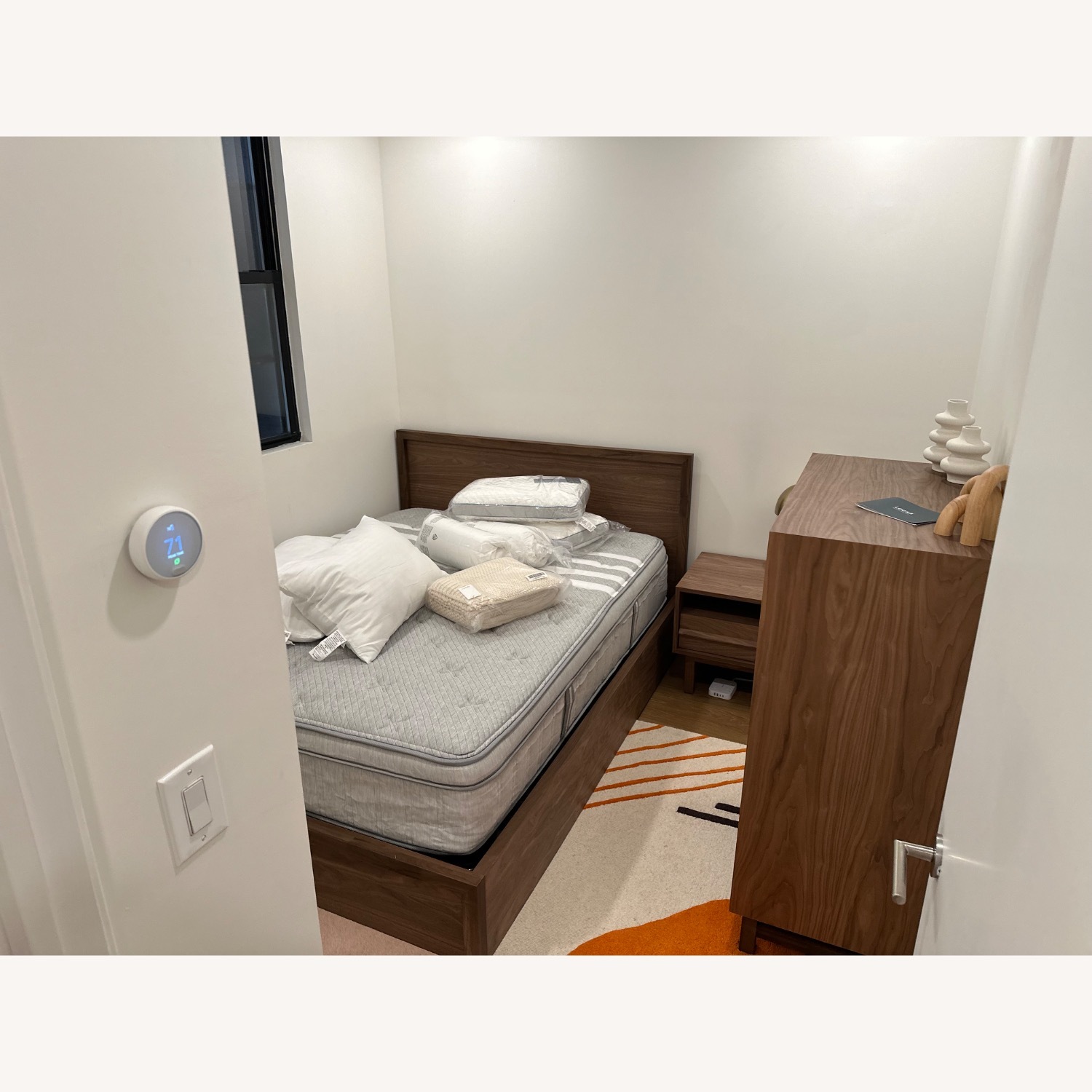 EQ3 Marcel Queen Storage Bed - Walnut - image-1