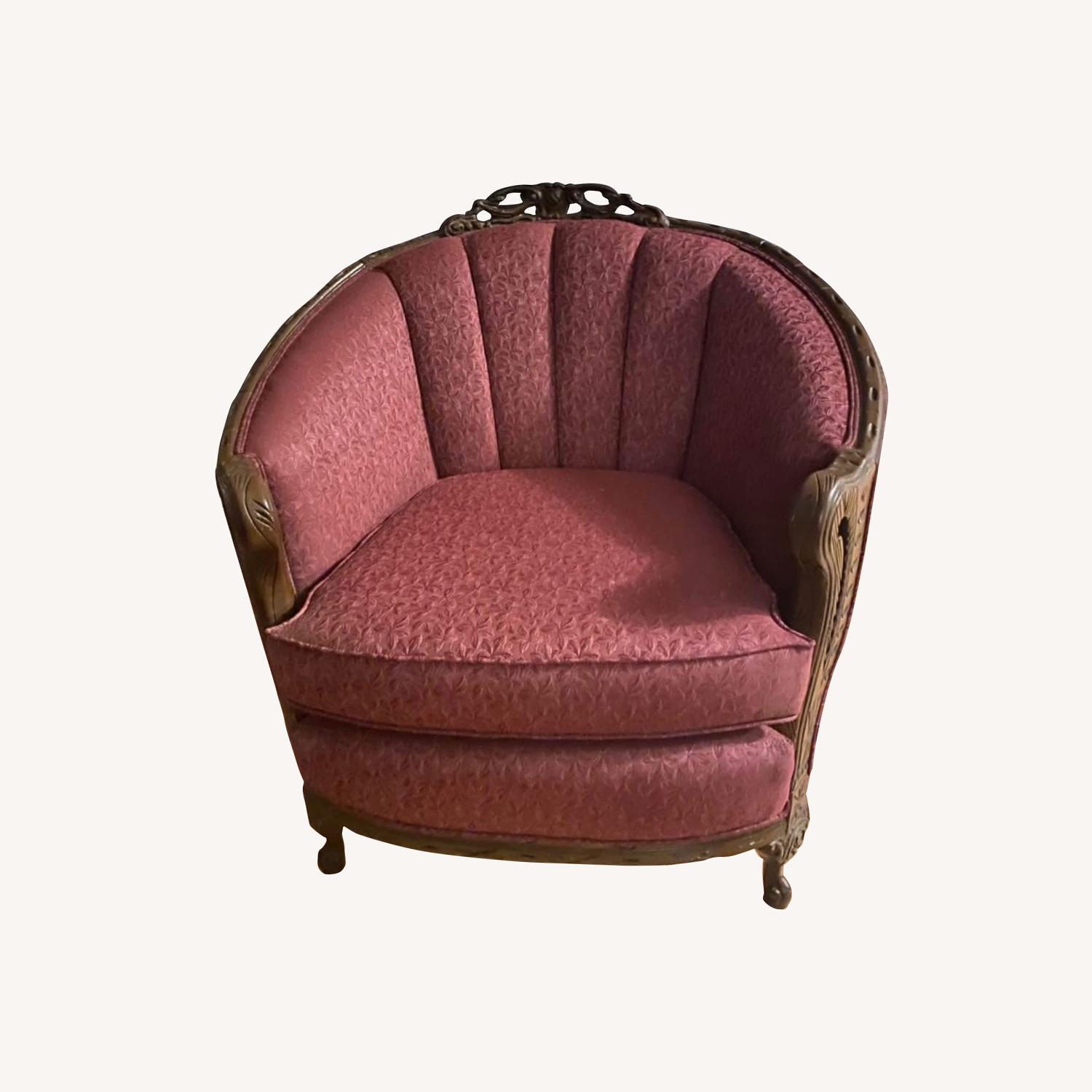 Vintage Barrel Chair  - image-0
