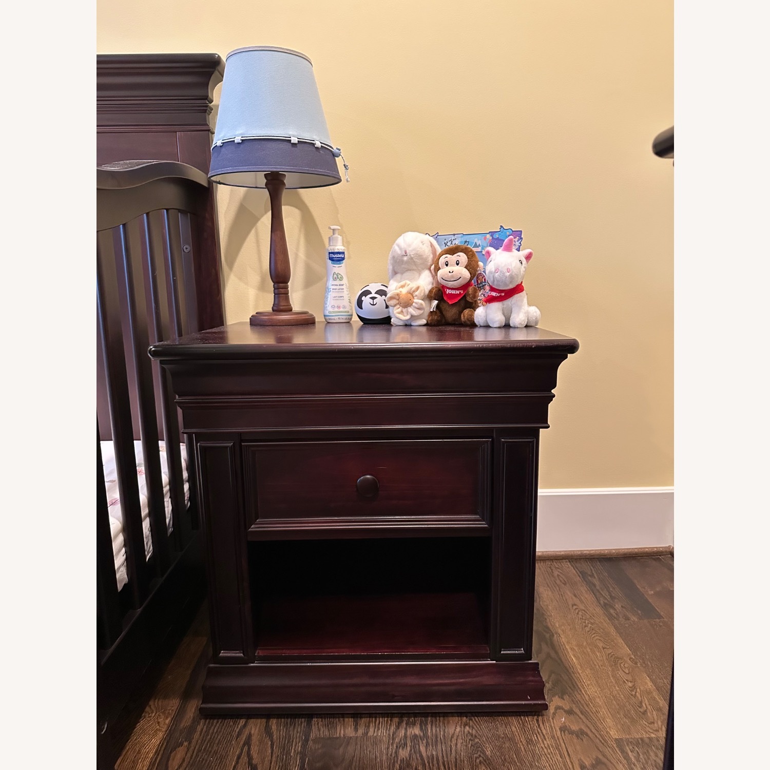 Elegant Wood Nightstand  - image-1