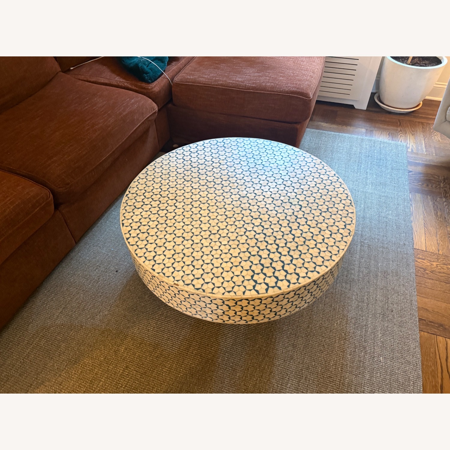 Anthropologie Targua Inlay Mosaic Coffee Table - image-4
