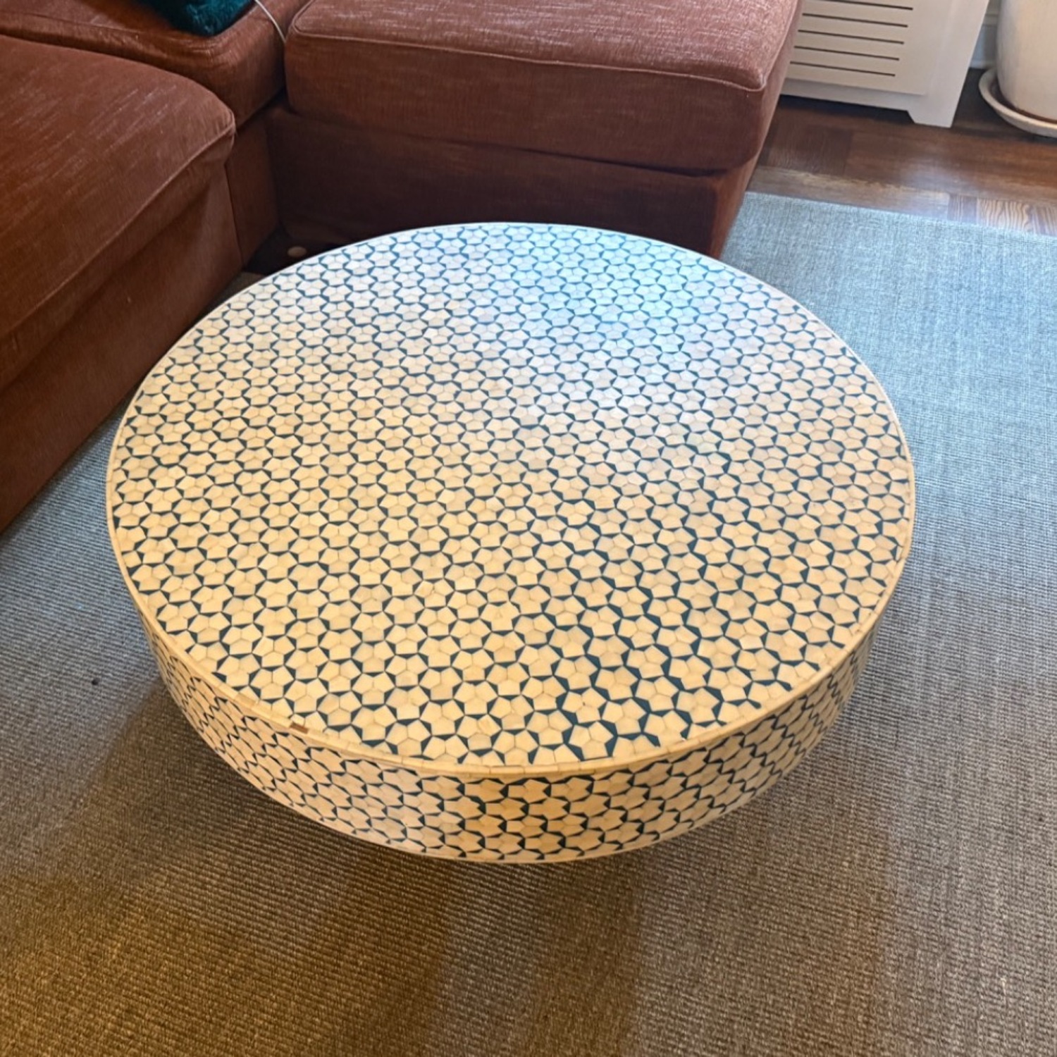 Anthropologie Targua Inlay Mosaic Coffee Table - image-2