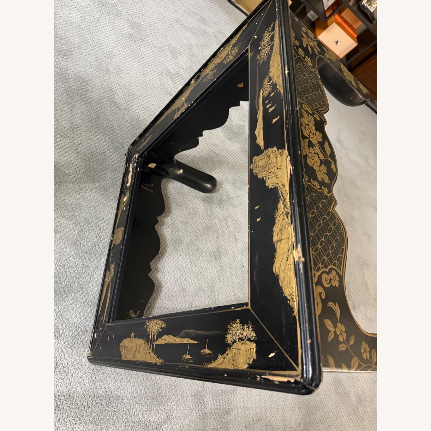 Drexel Heritage Black Gold Burl Coffee Table - image-6
