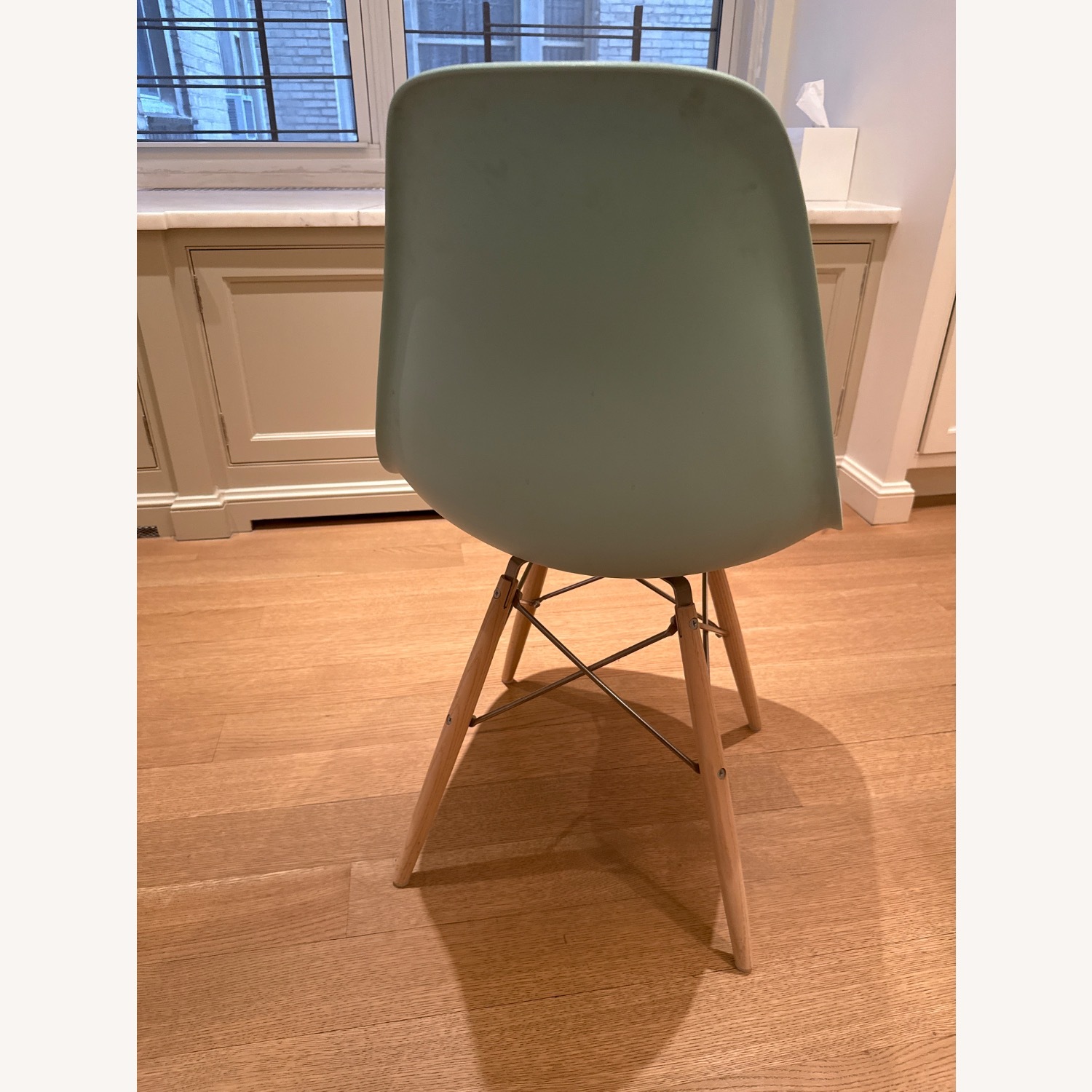Light Blue Eames Dining Chairs - image-3