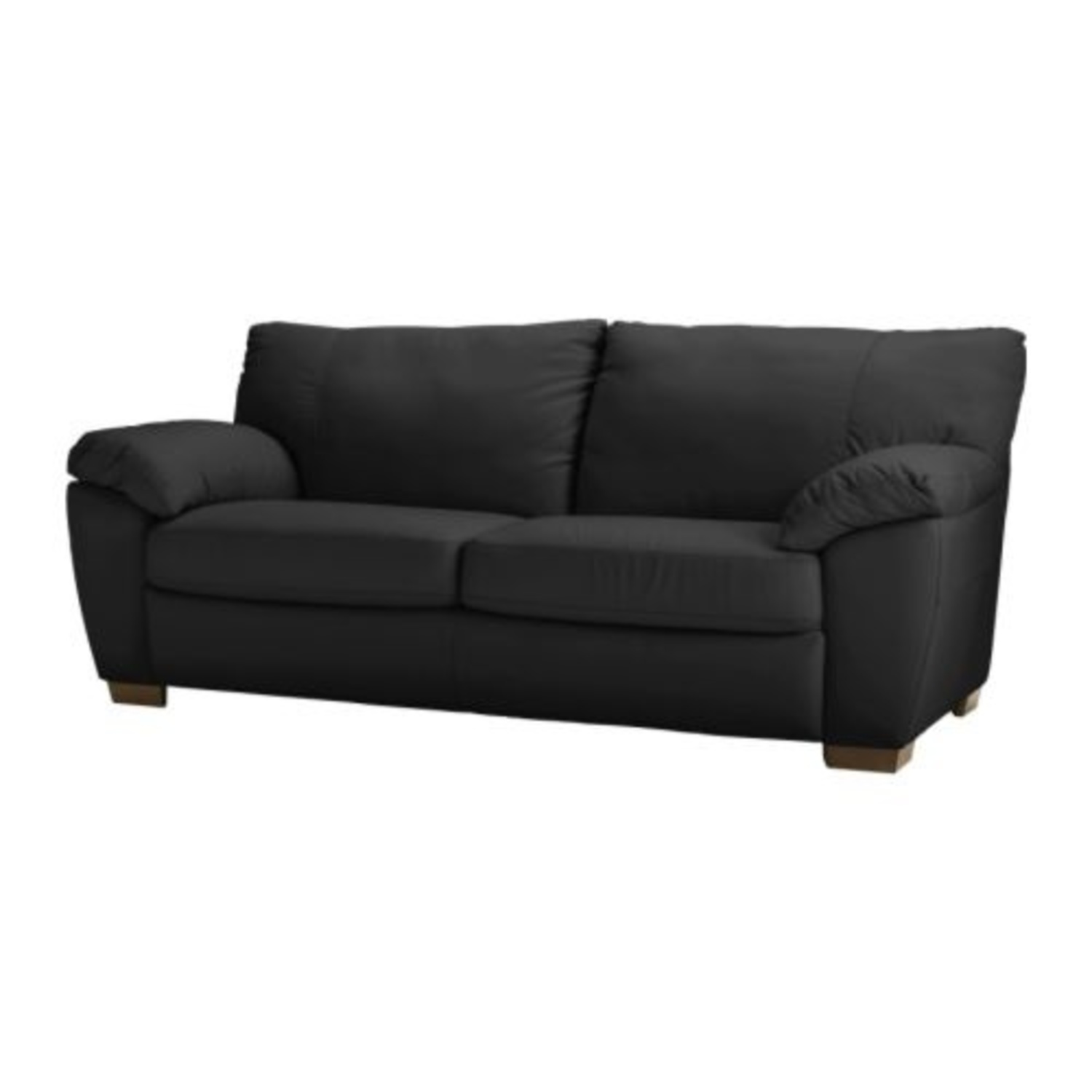 IKEA Leather 2 Sofa Cum Loveseat and Ottoman - image-5