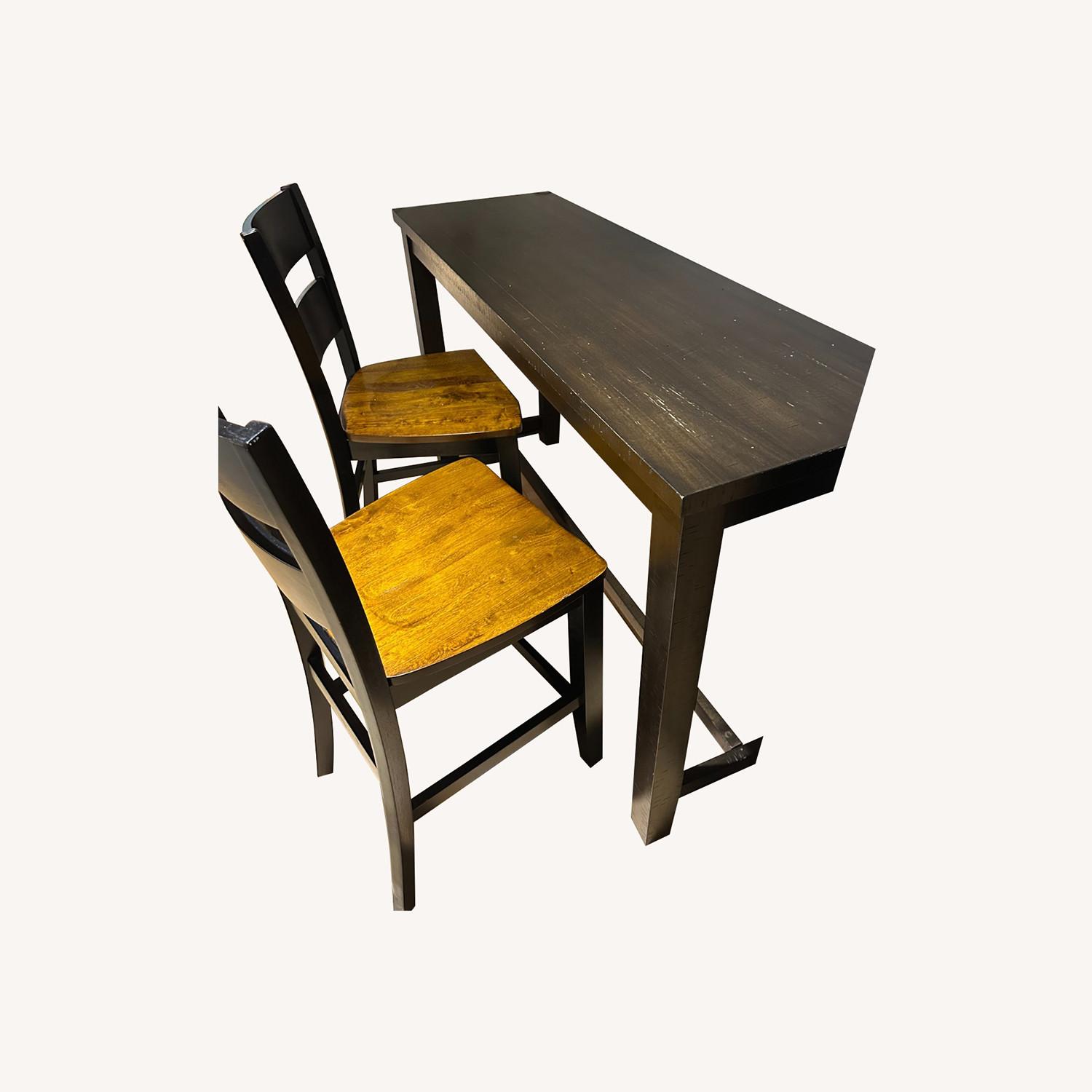 Tall Dining Table with Matching Chairs - image-0