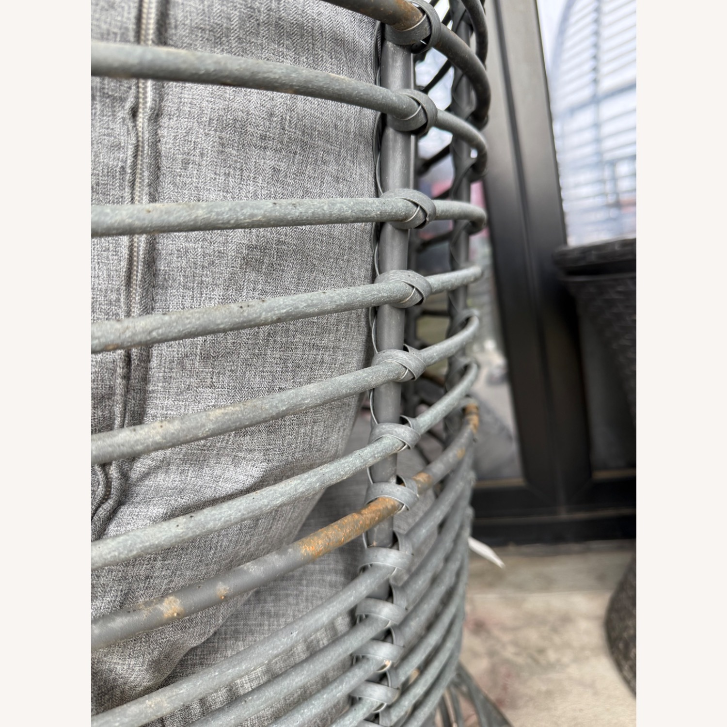 ‘Outsunny’ Wicker Egg Chair (2) - image-2