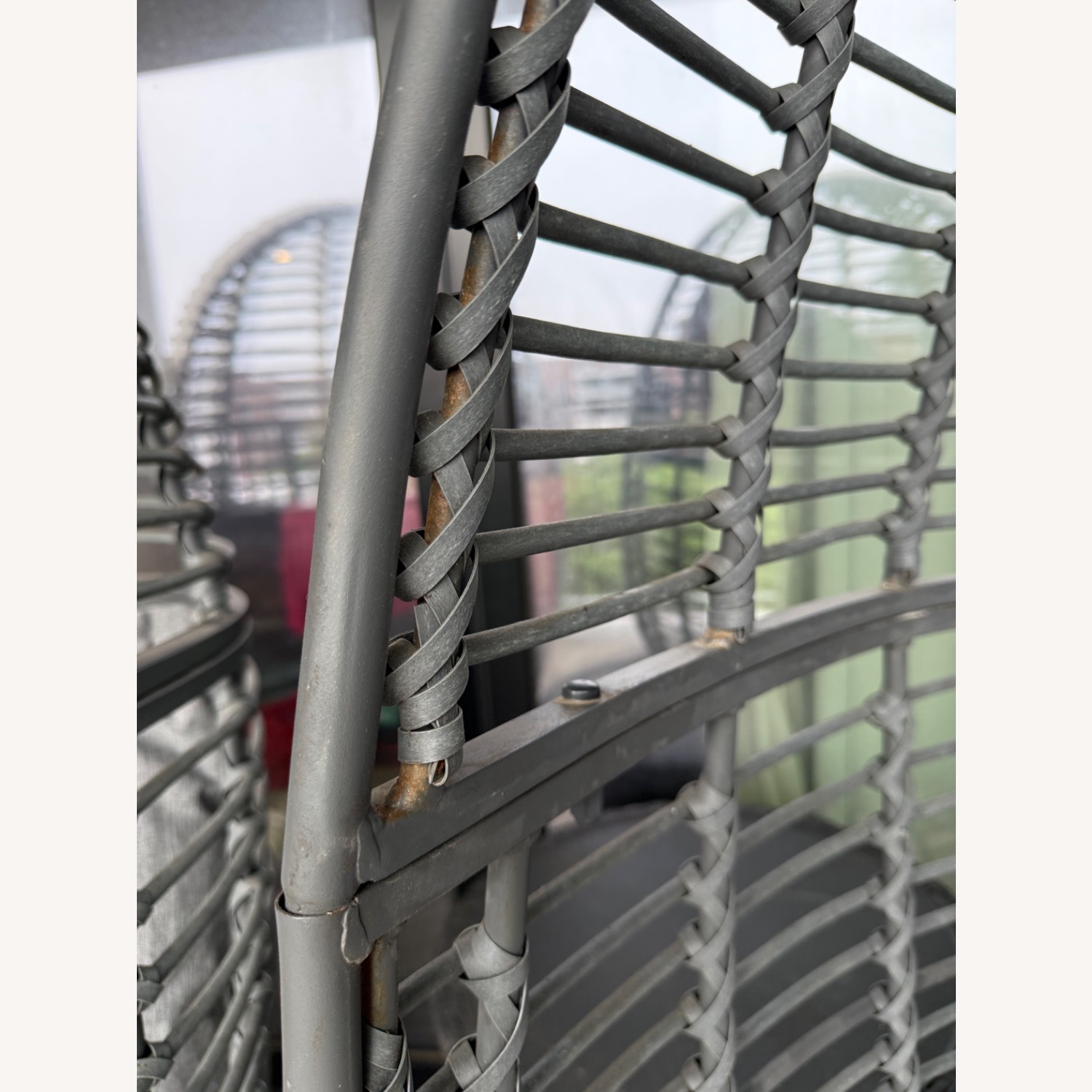 ‘Outsunny’ Wicker Egg Chair (2) - image-3